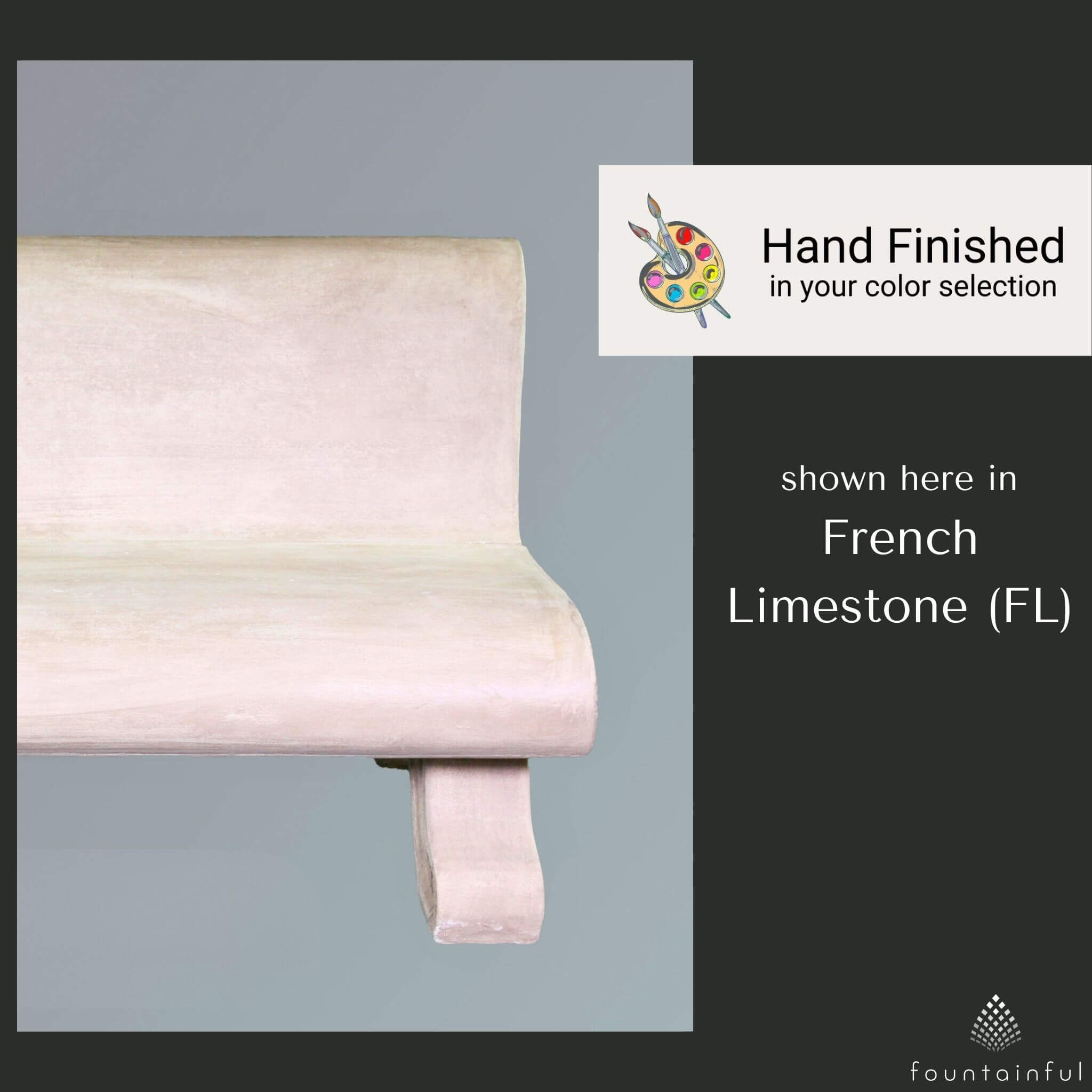 Moderna Concrete Garden Bench - Giannini #578