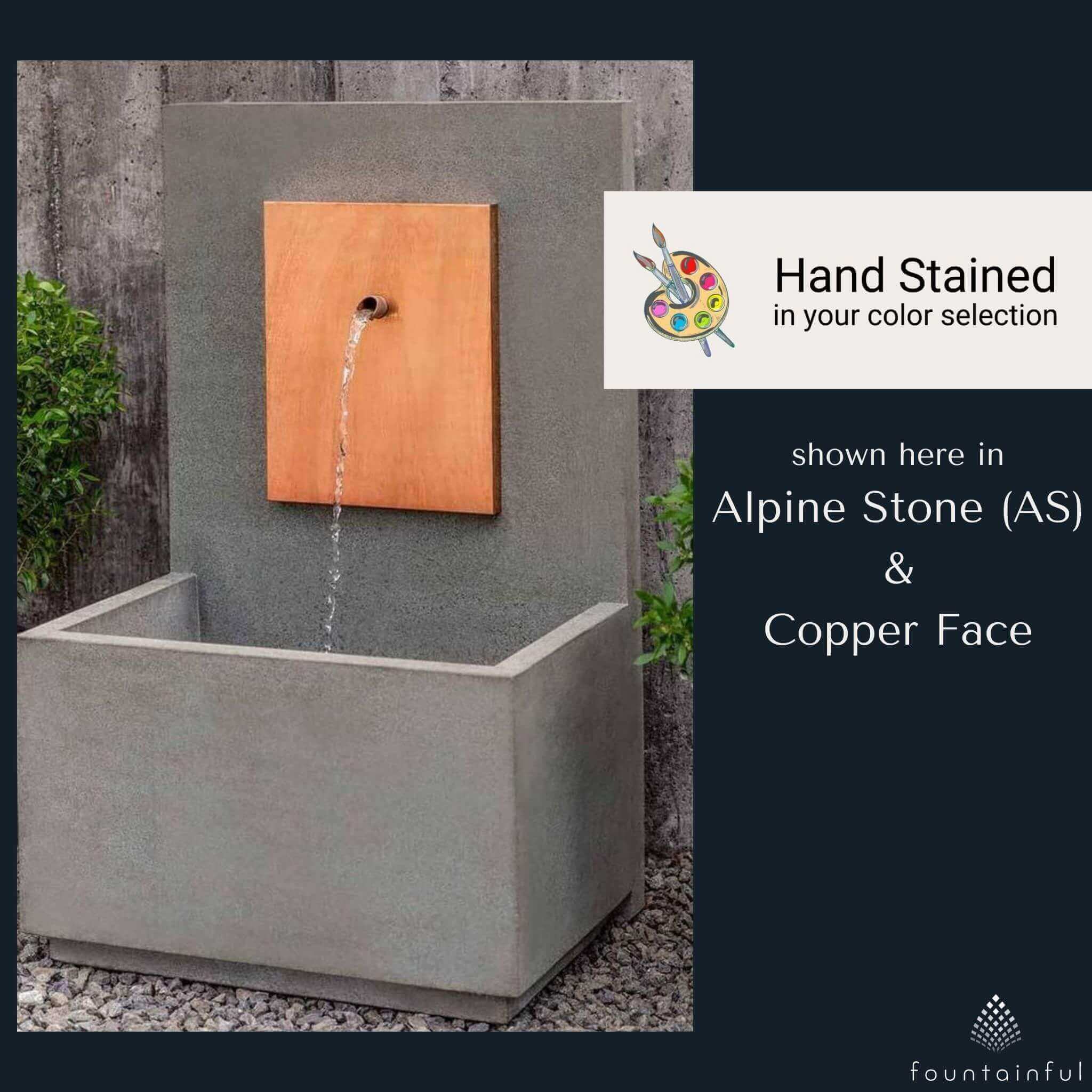 The MC2 Concrete Wall Fountain - Campania #FT332
