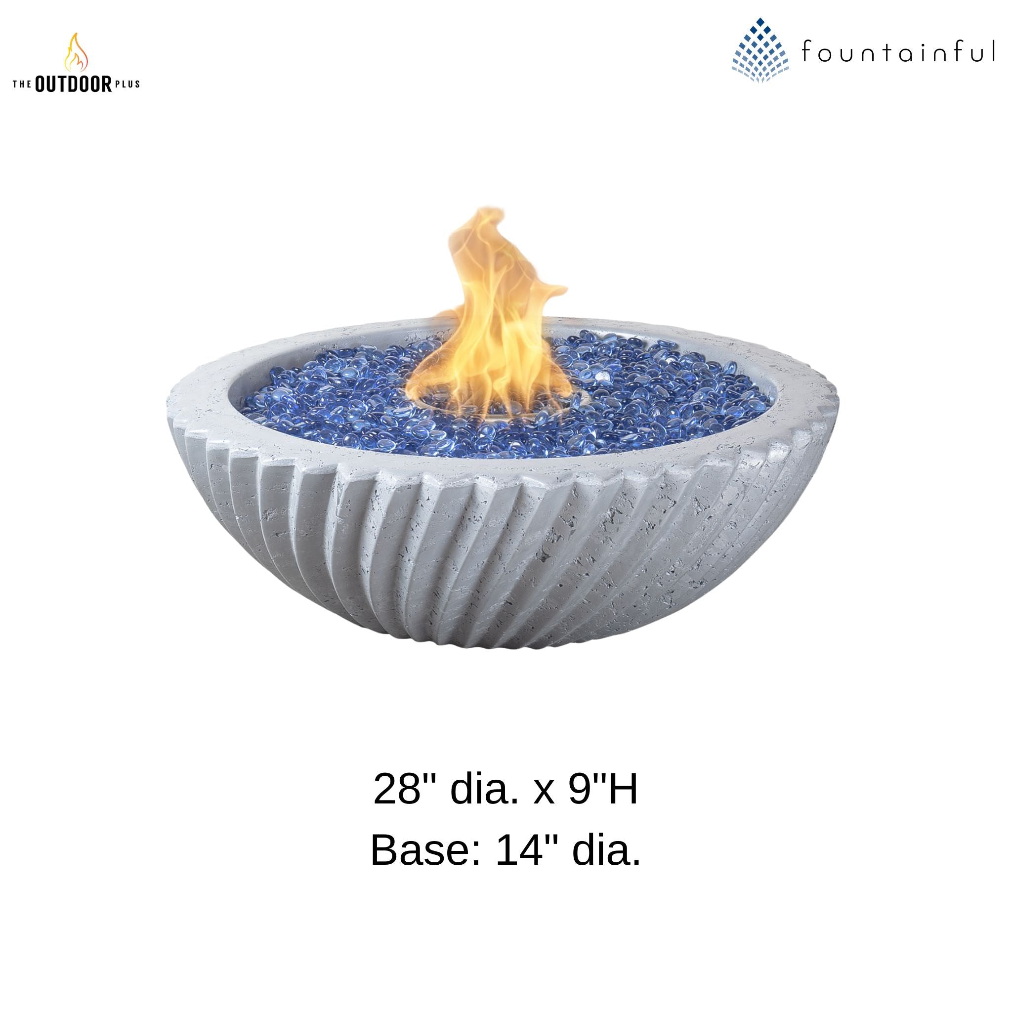 Sedona 2.0 Concrete Fire Bowl - The Outdoor Plus