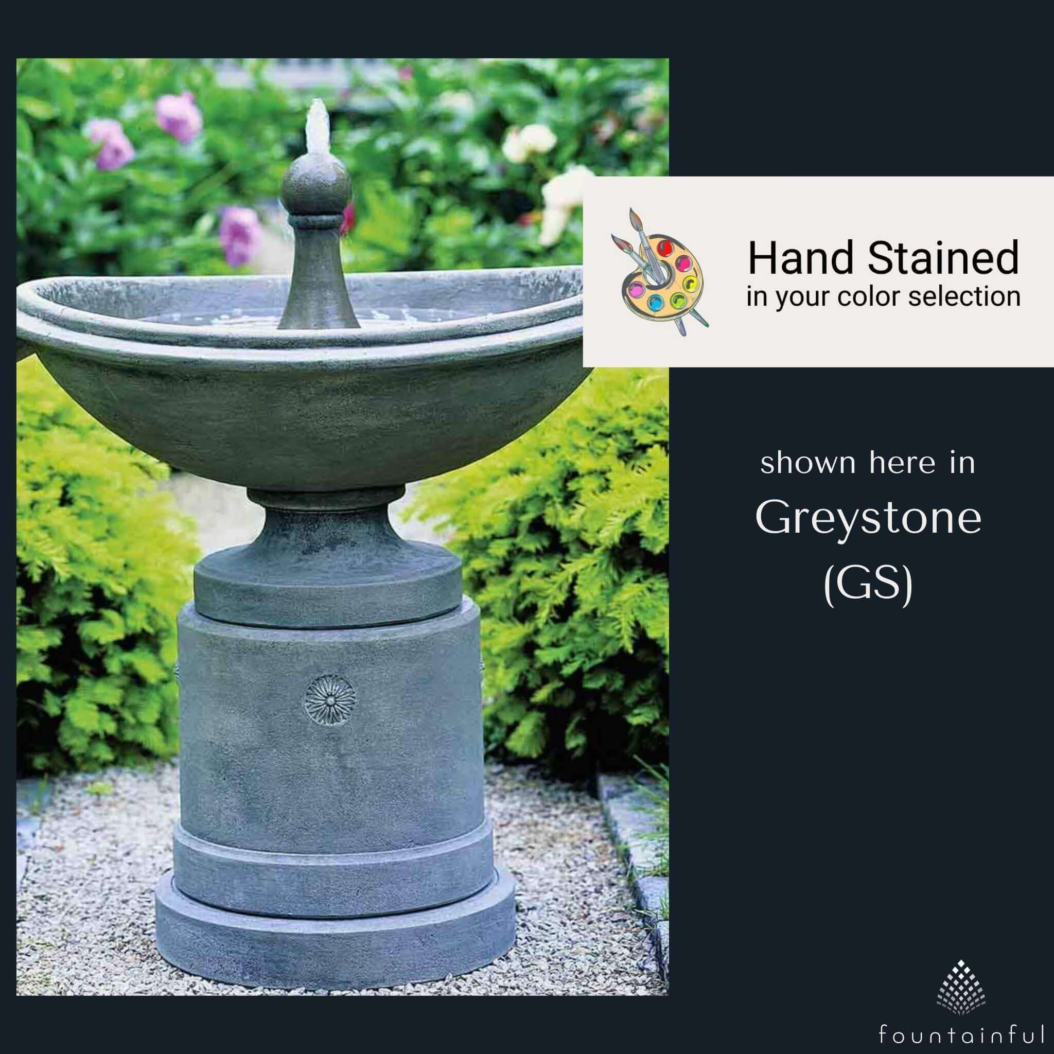 Medici Ellipse Concrete Fountain - Campania #FT53