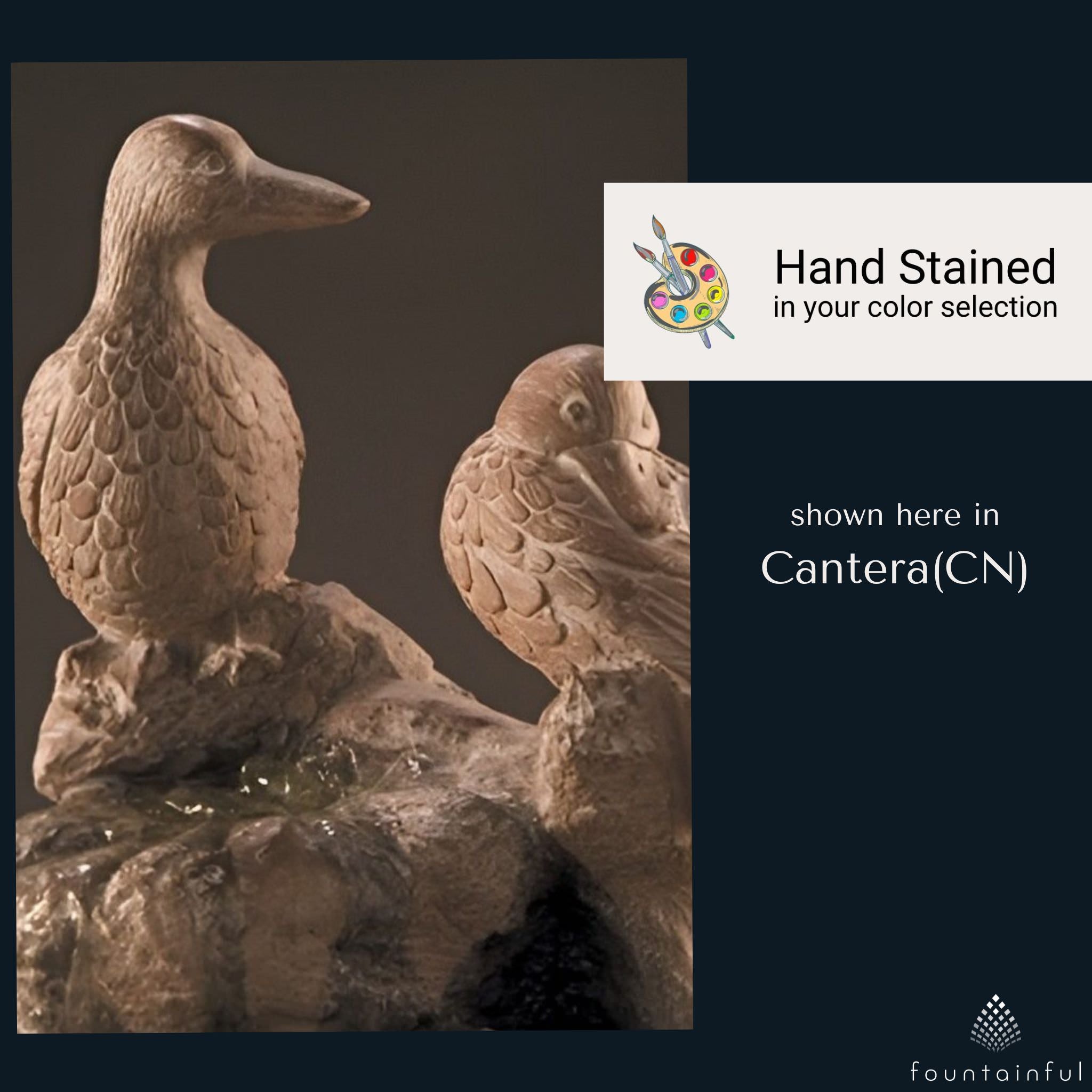 Duck Concrete Fountain - Fiore #264