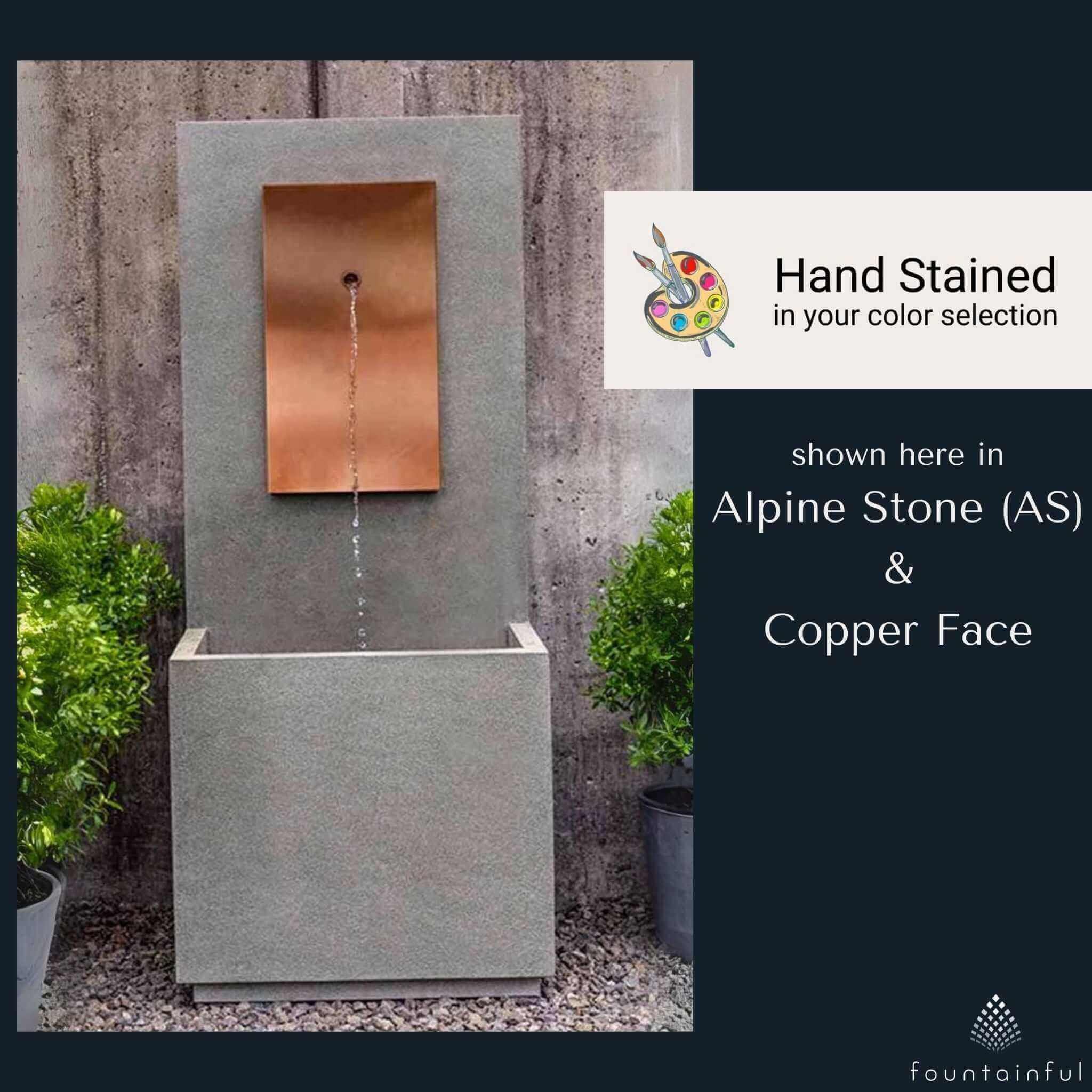 The MC1 Concrete Wall Fountain - Campania #FT331