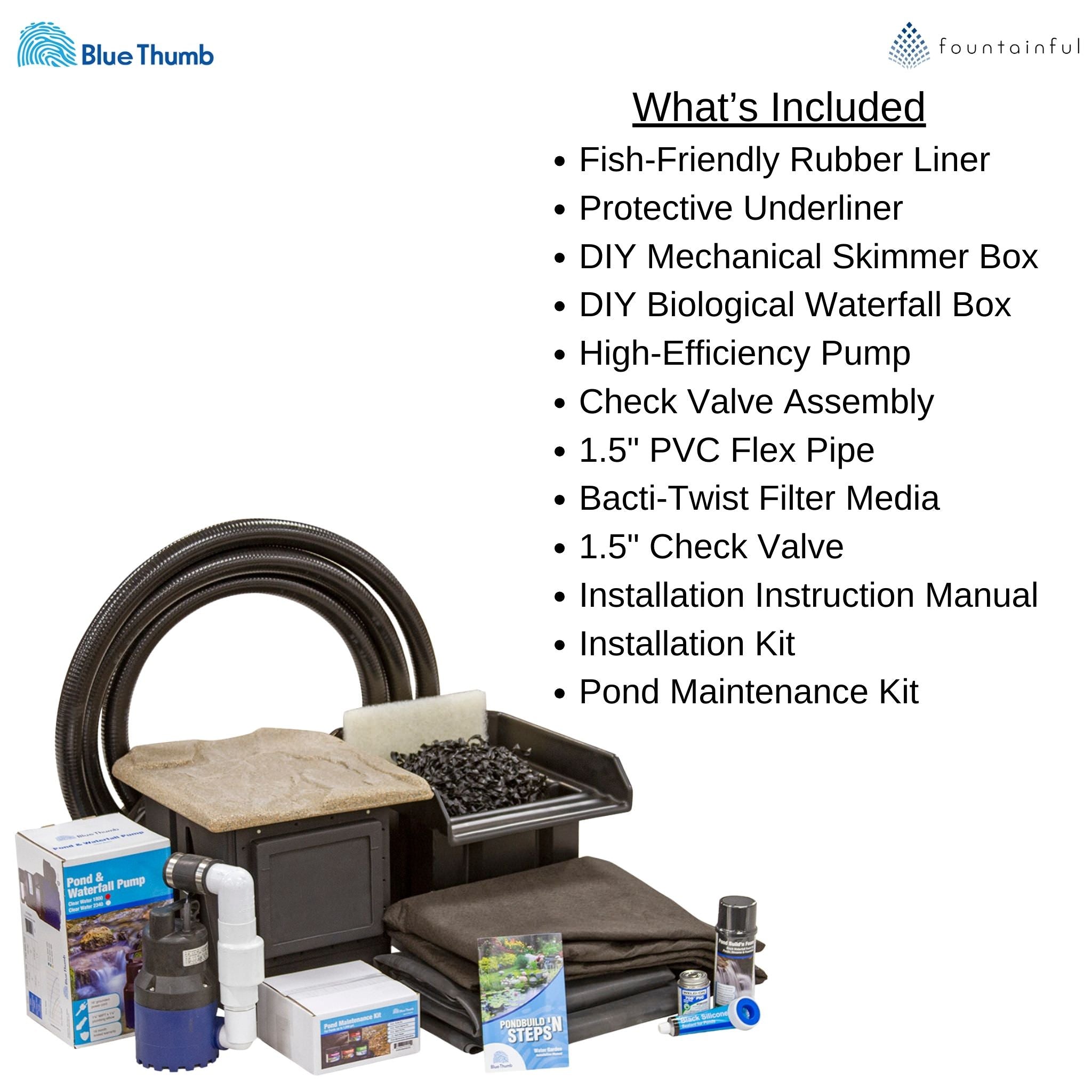 Large Pond DIY Kit - Blue Thumb