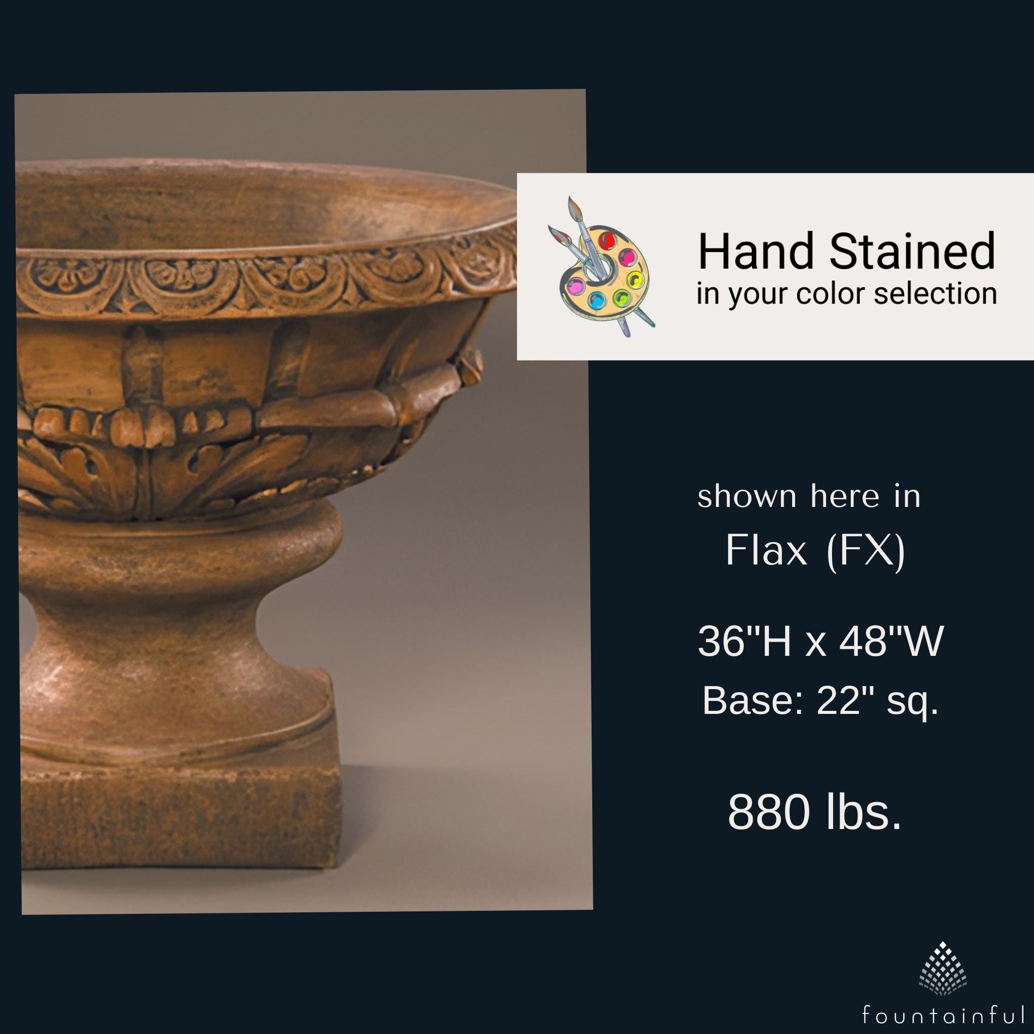 Roma XL Concrete Planter - Fiore #688