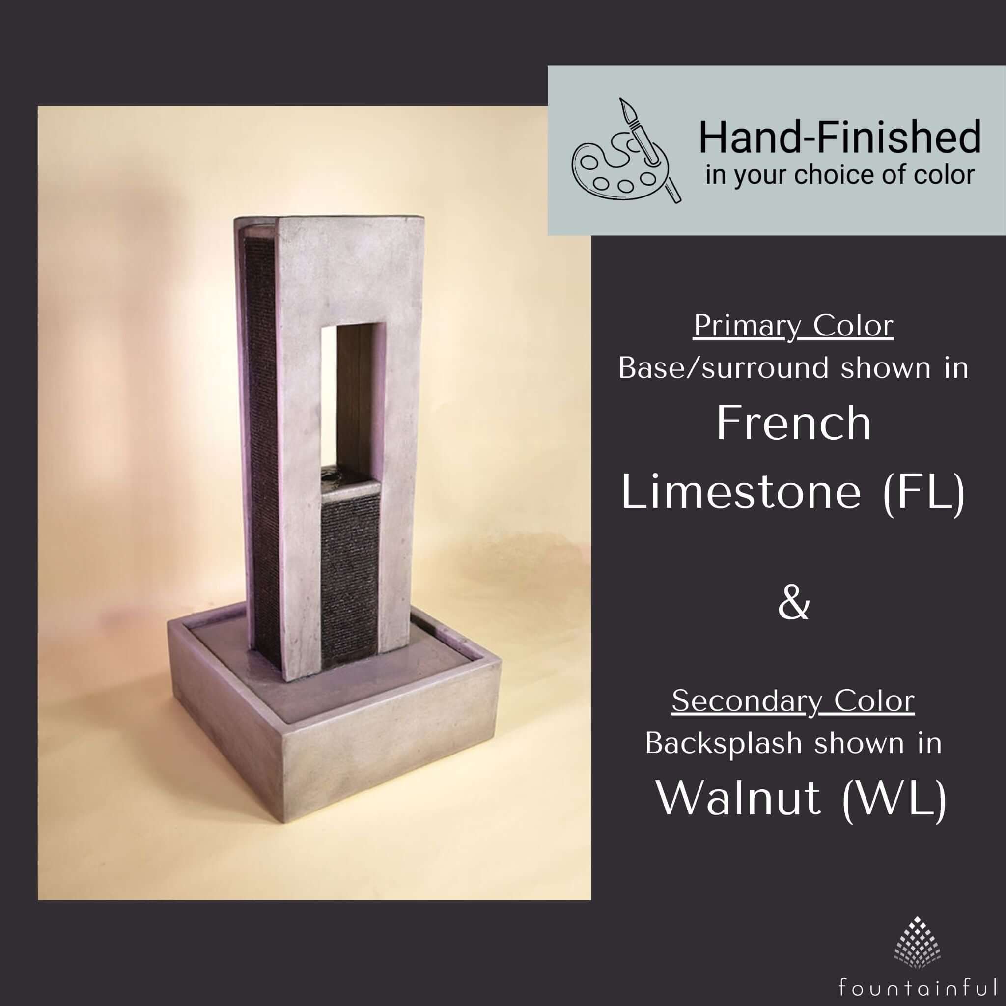 Brentwood Tower Concrete Fountain - Giannini #1774