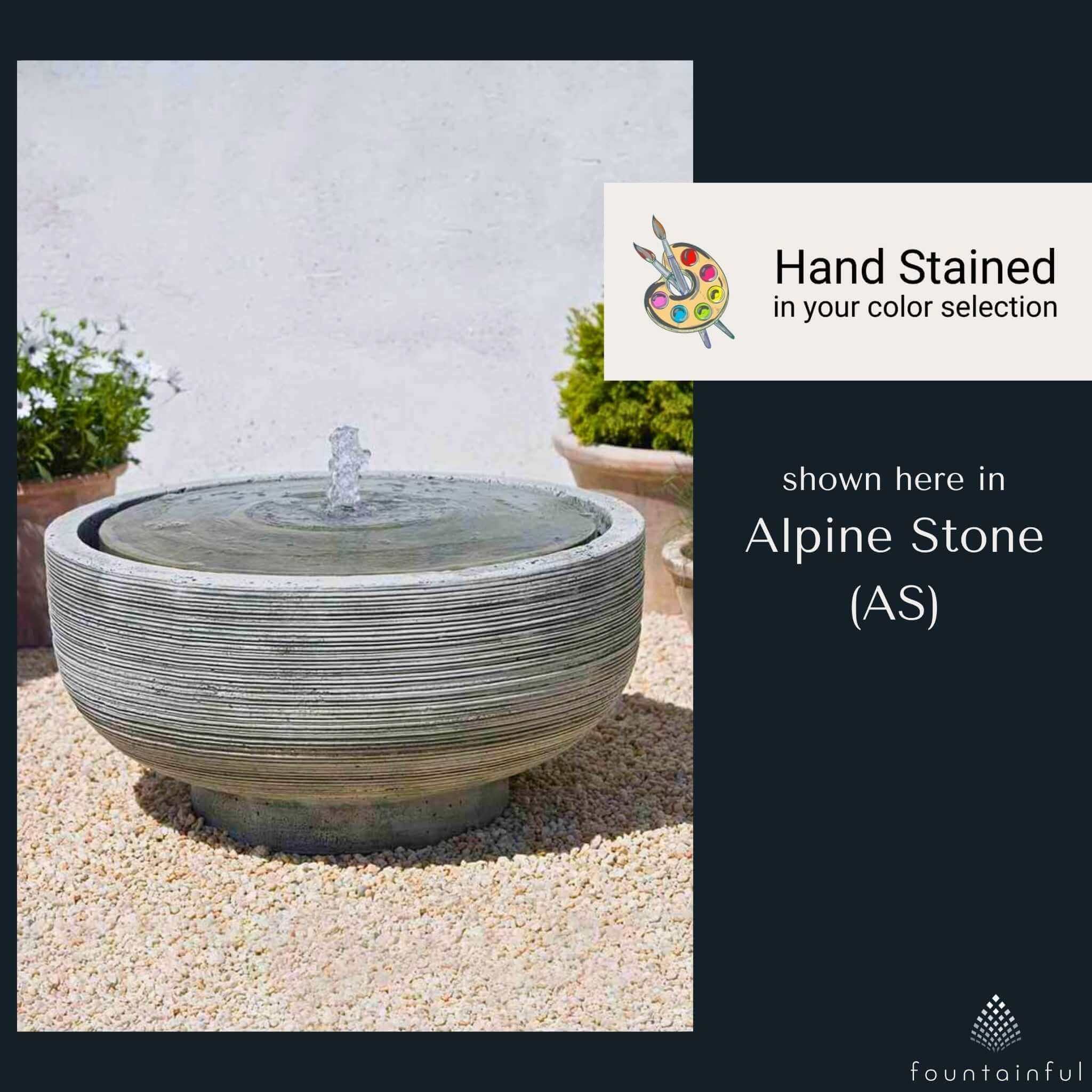 Girona Concrete Bowl Fountain - Campania #FT102