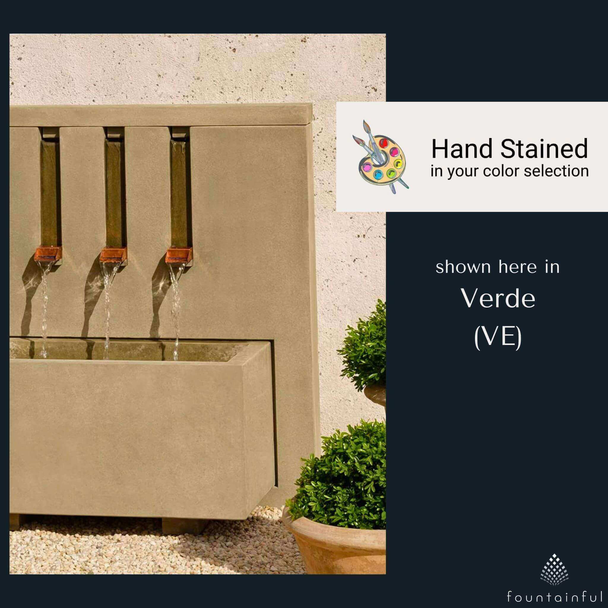 Mondrian Concrete Wall Fountain - Campania #FT379