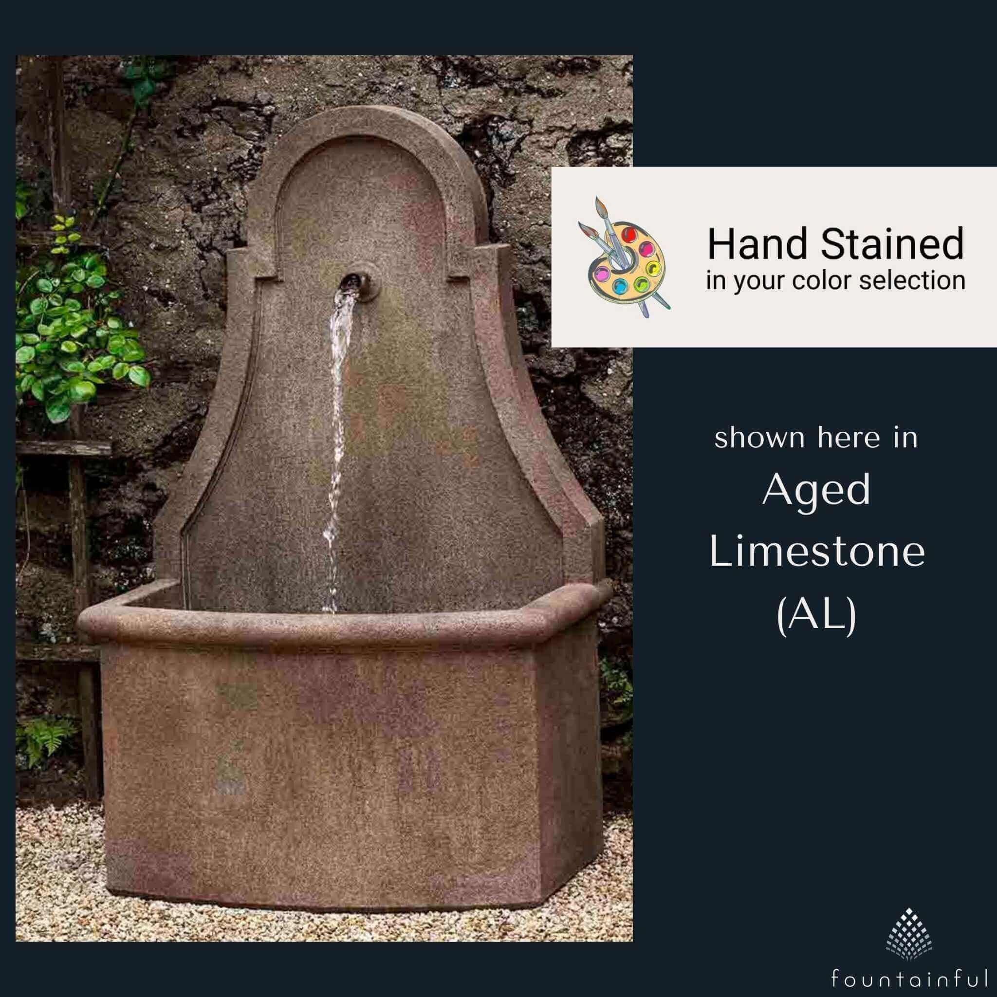 Closerie Concrete Wall Fountain - Campania #FT309