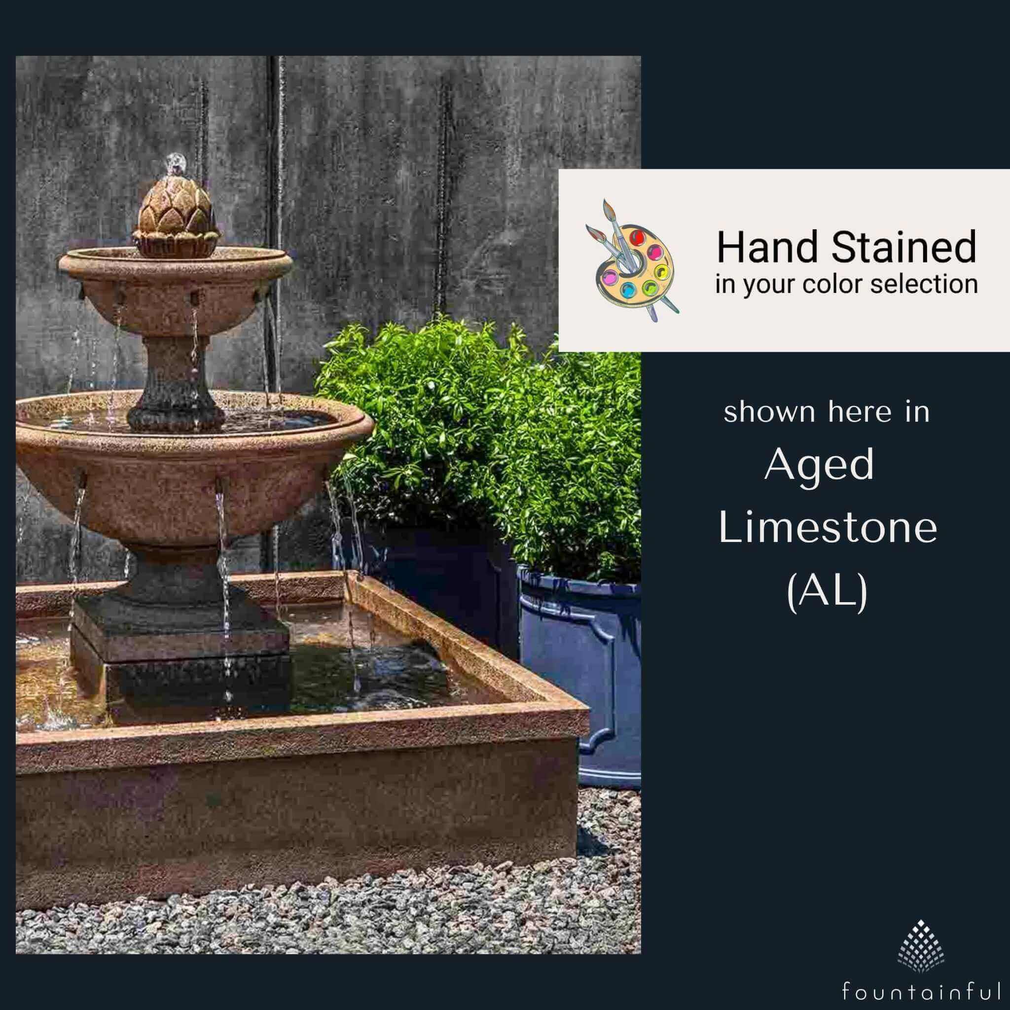 La Mirande 2-Tier Concrete Fountain - Campania #FT289