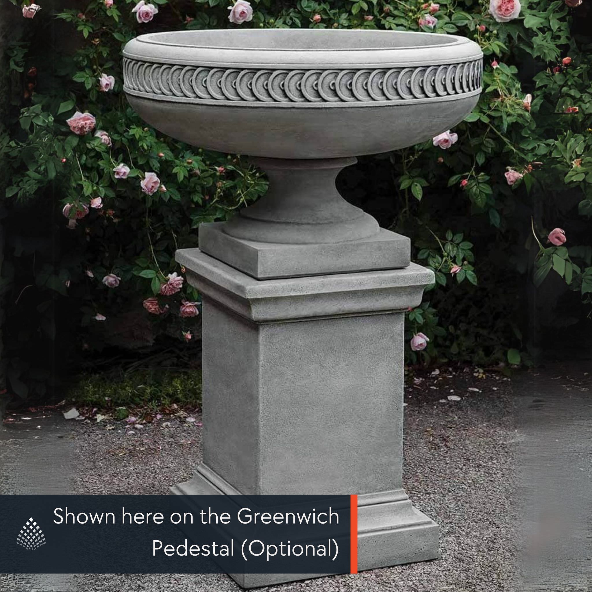 Chatham Concrete Urn Planter - Campania #P701