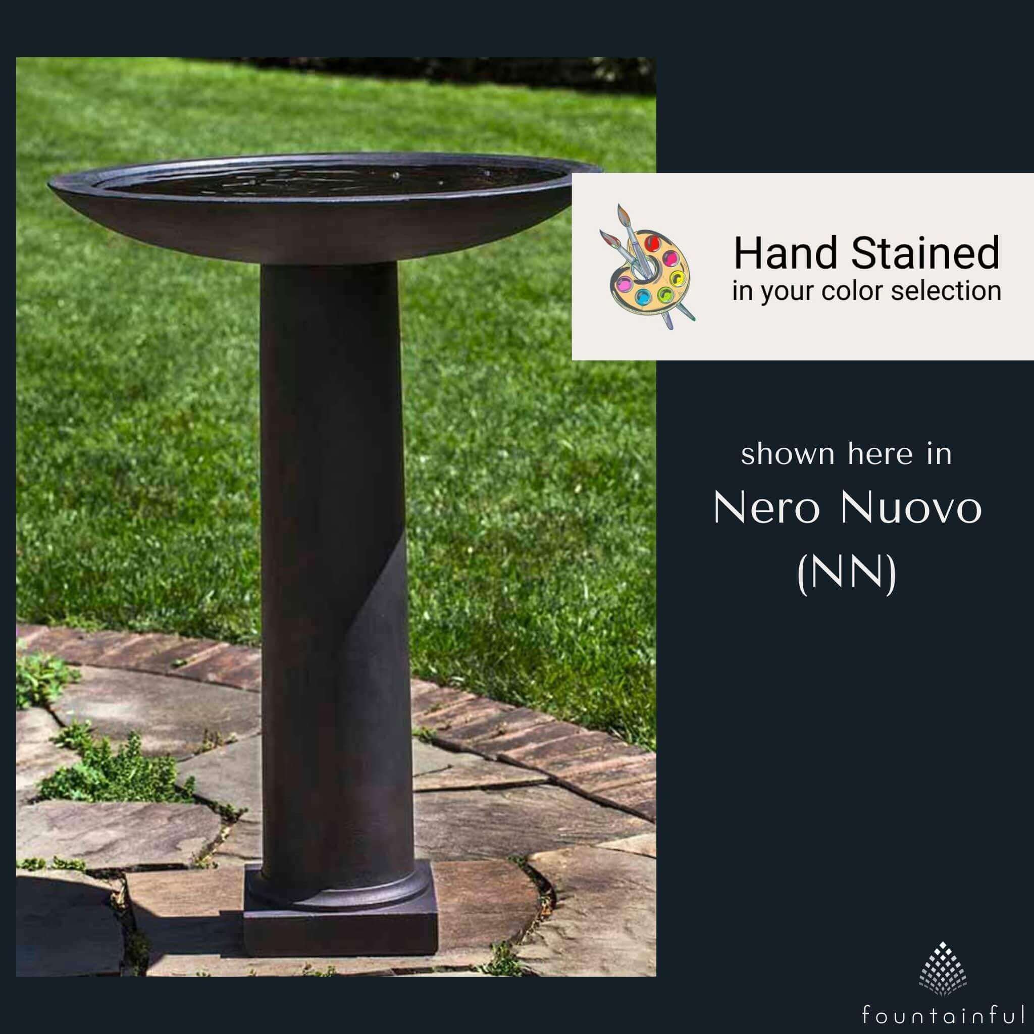 The Metropolitan Concrete Bird Bath - Campania #B165