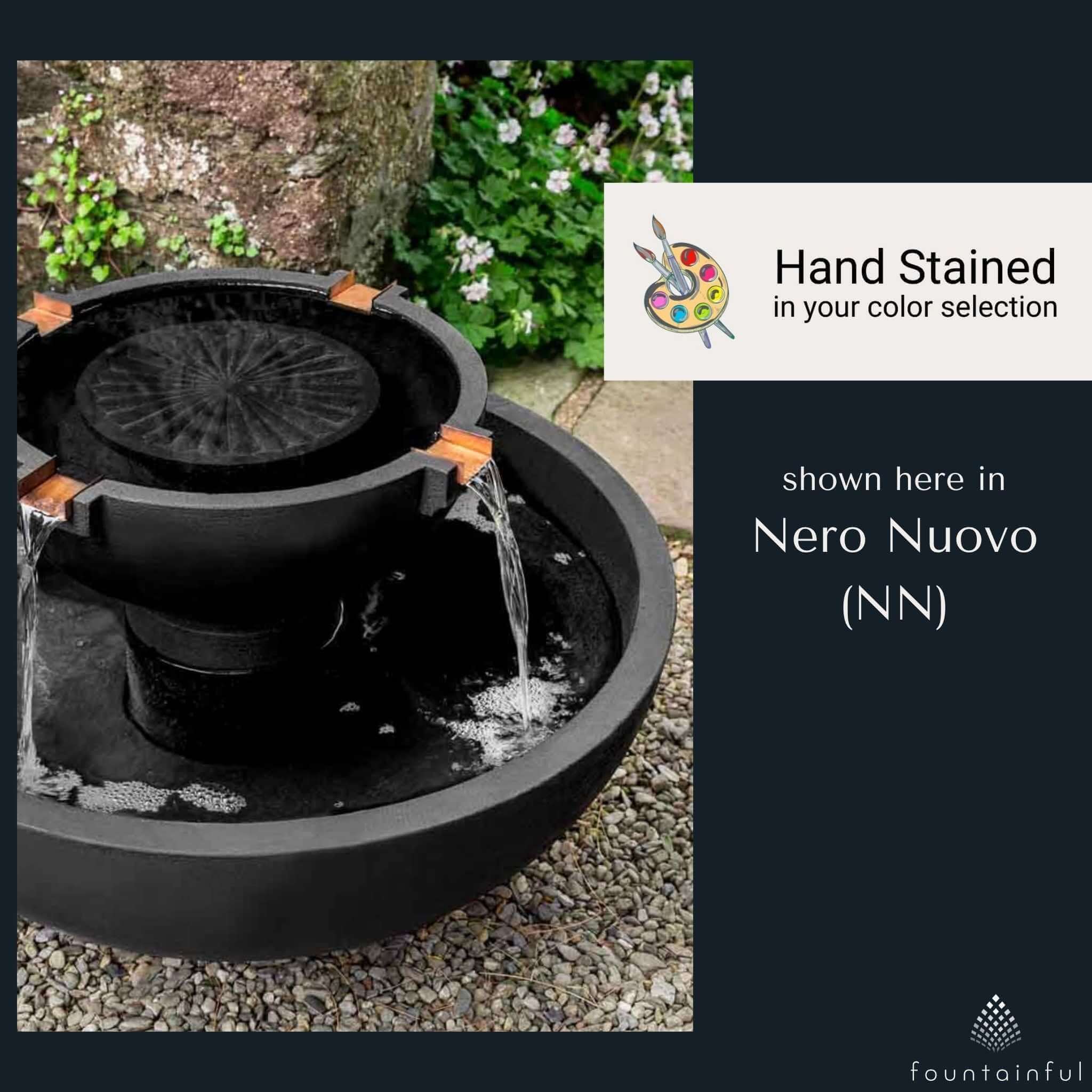 29-Inch Del Rey Concrete Fountain - Campania #FT335