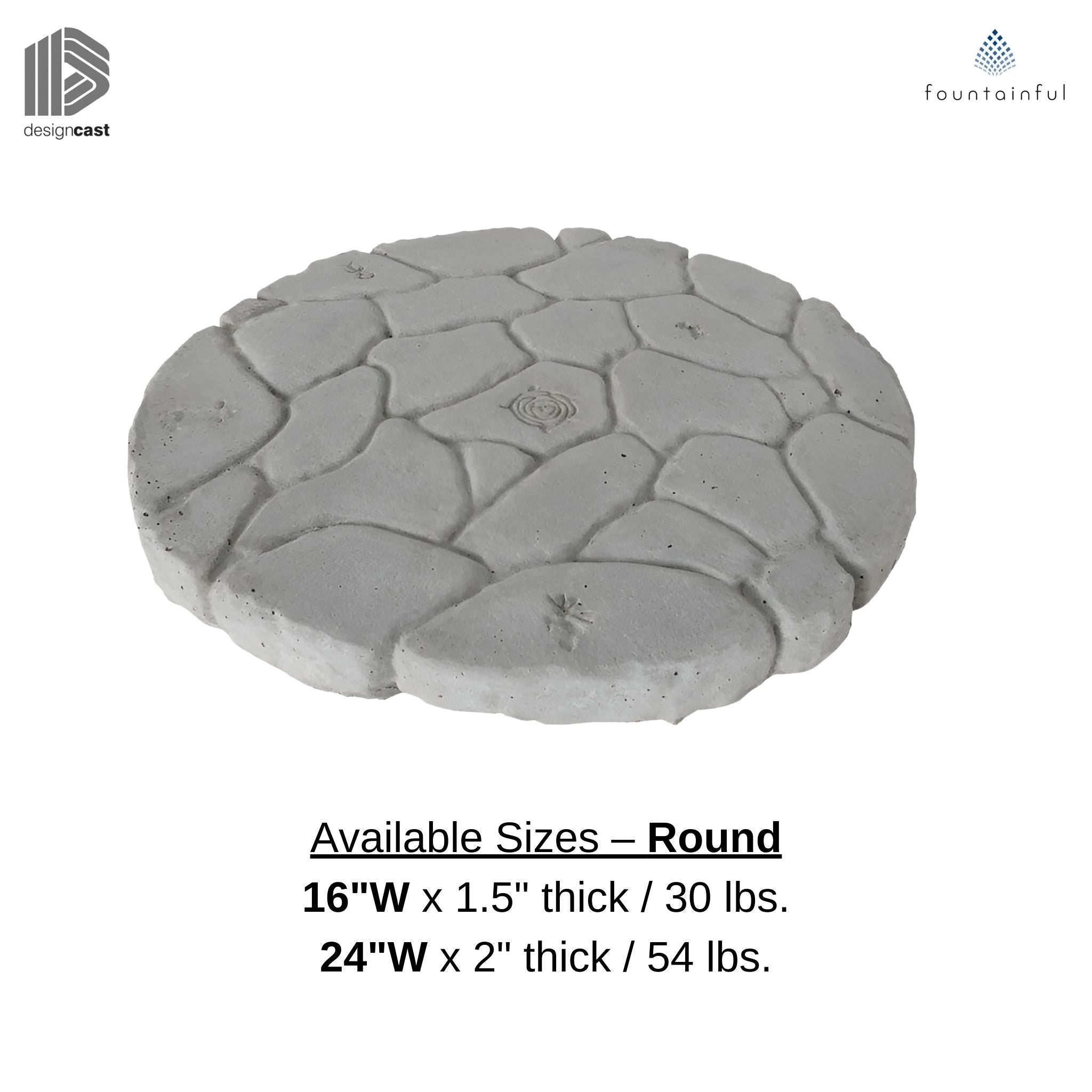Santa Fe Concrete Stepping Stones | 14-stones/Pallet
