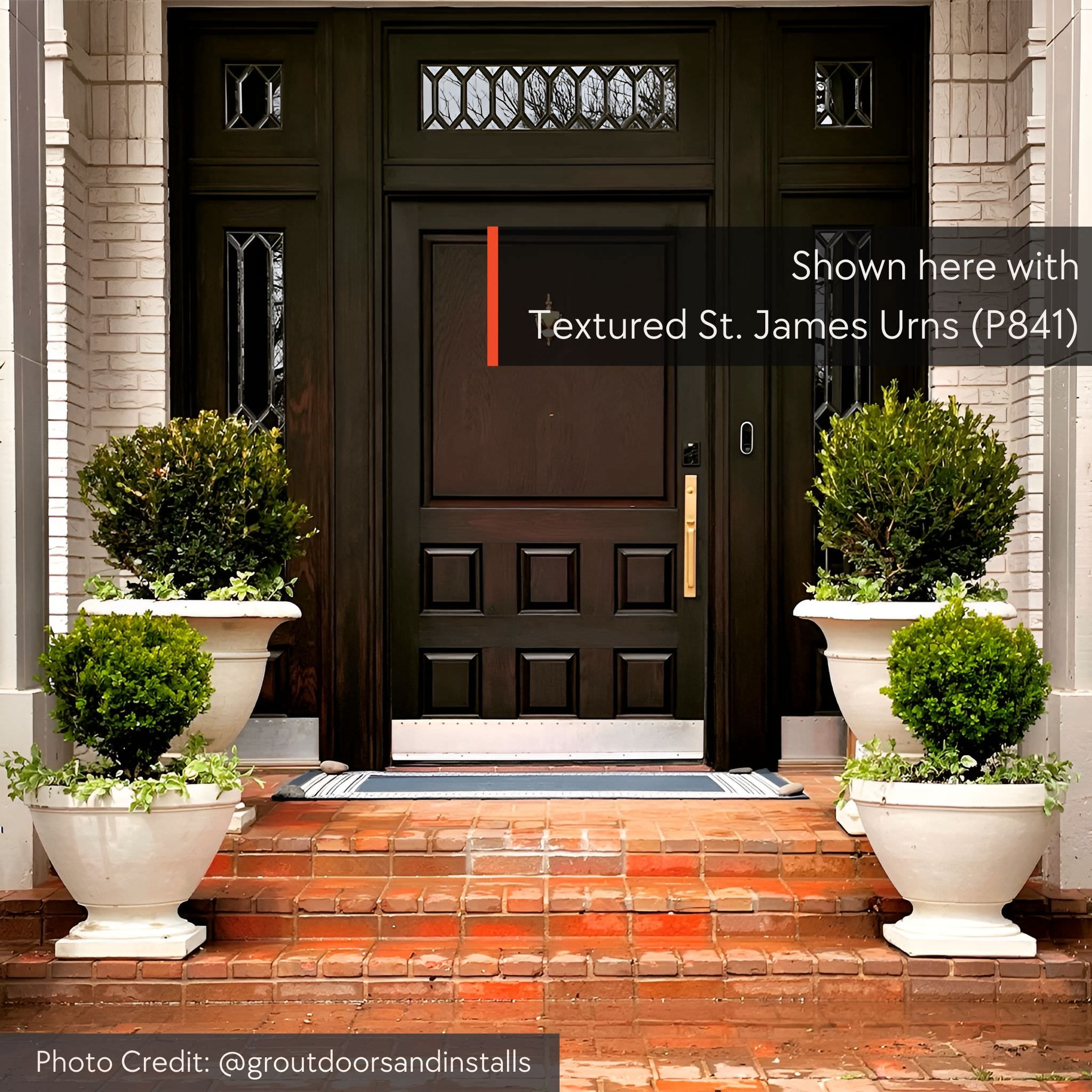 Park Slope Concrete Urn Planter - Campania #P787