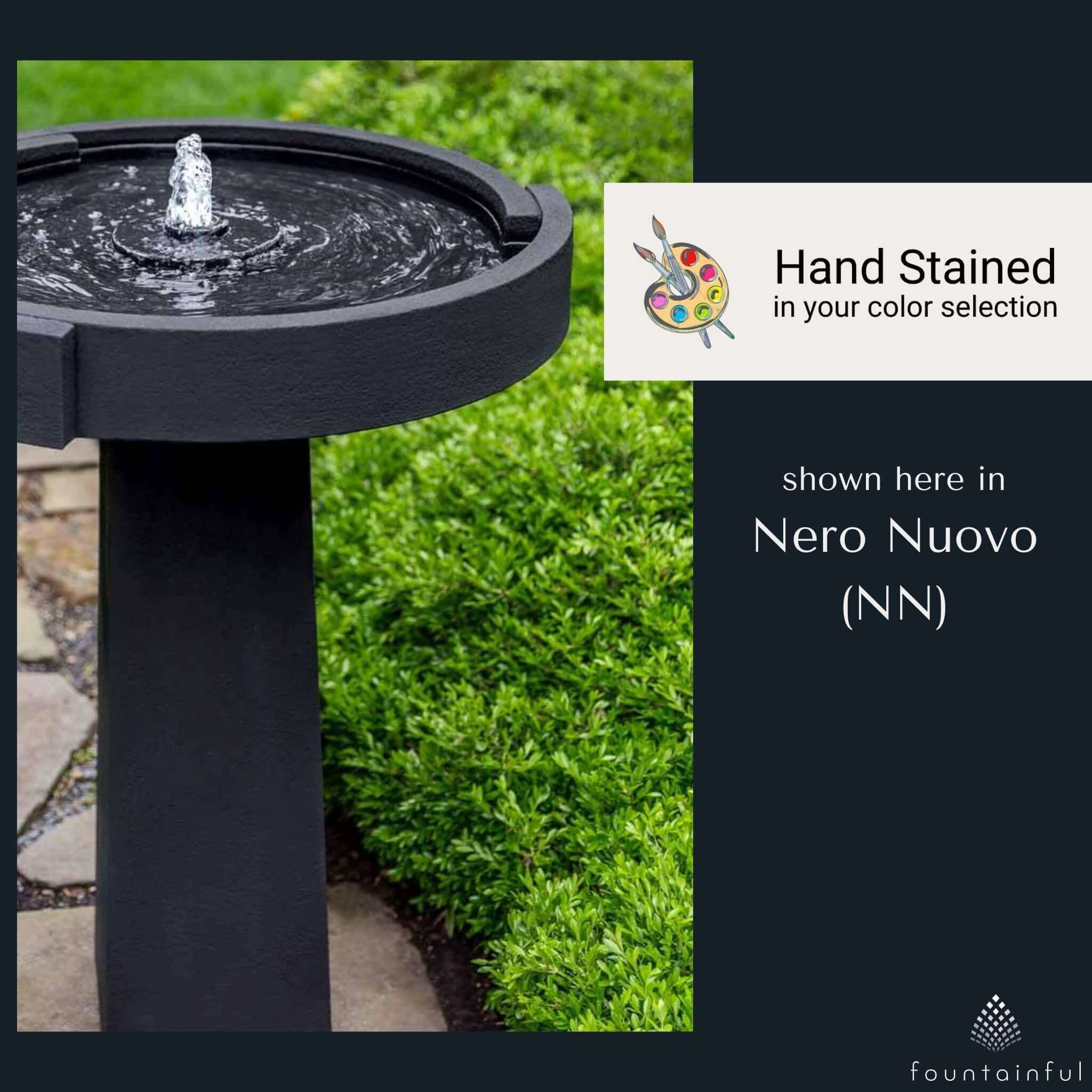 Concept Concrete Birdbath Fountain - Campania #FT336