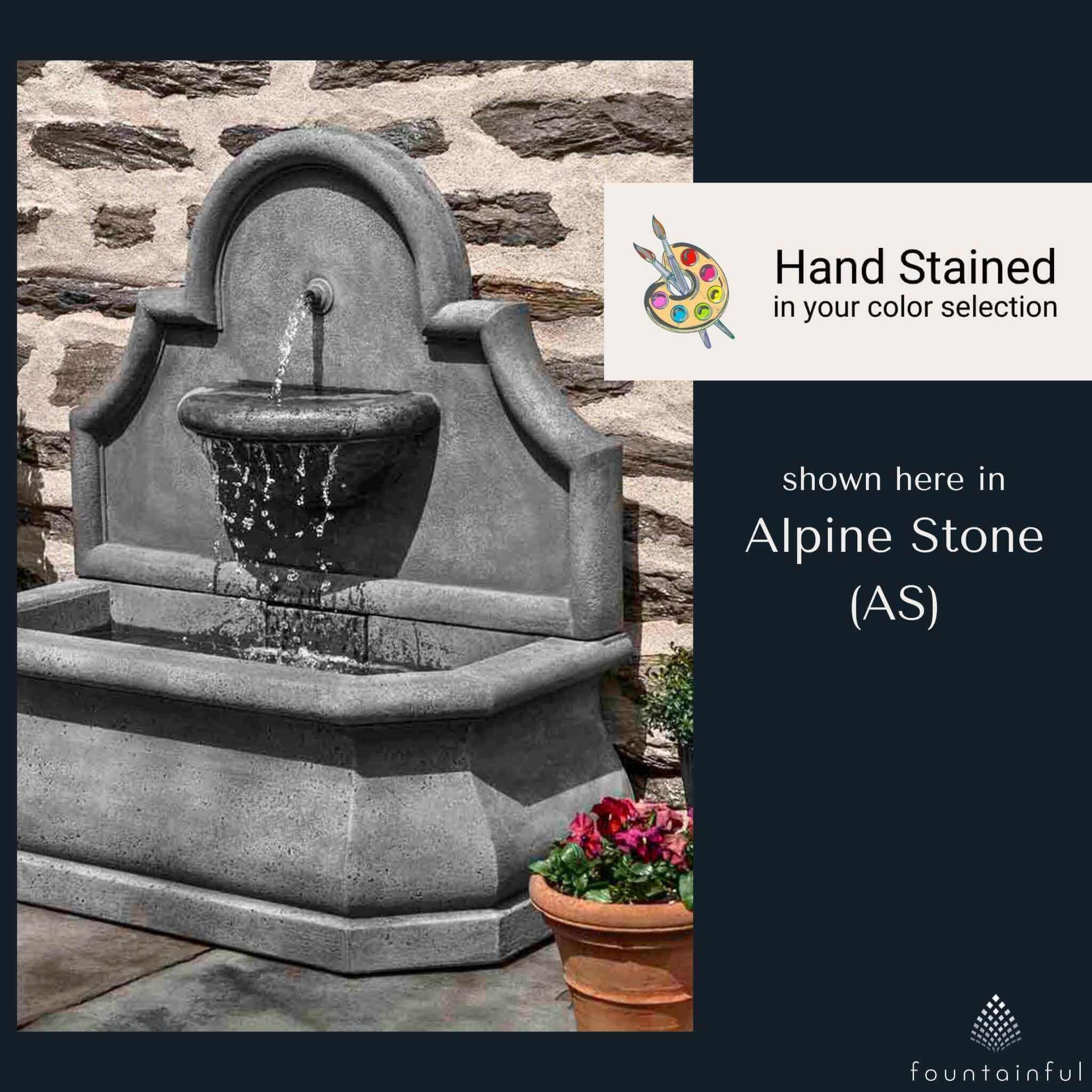 Segovia Concrete Wall Fountain - Campania #FT301