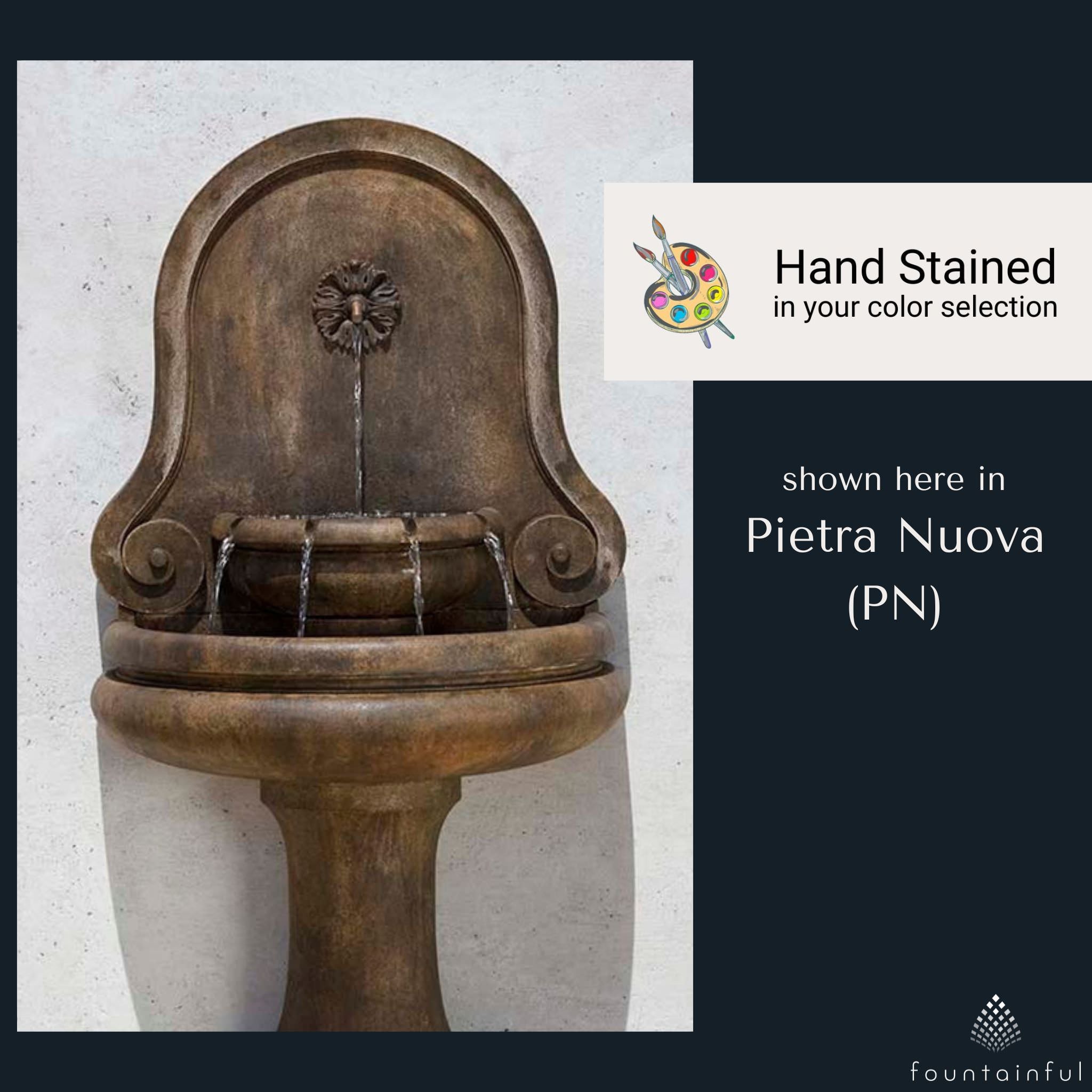 Valencia Concrete Wall Fountain - Campania #FT151