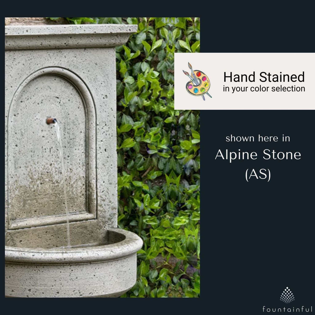 Portico Hanging Wall Fountain - Campania #FT129