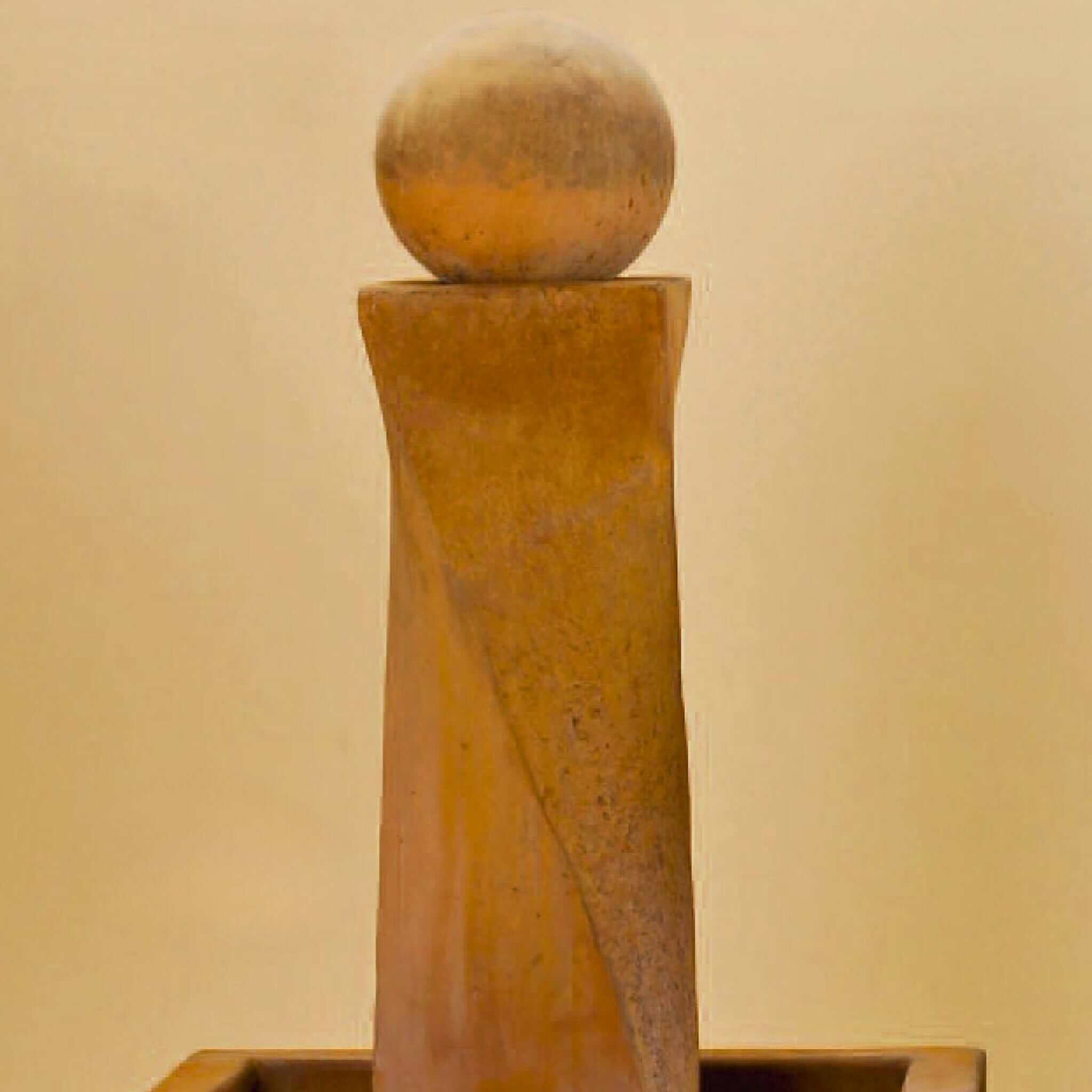 Modern Twist Concrete Fountain & Ball SHORT - Giannini #1414