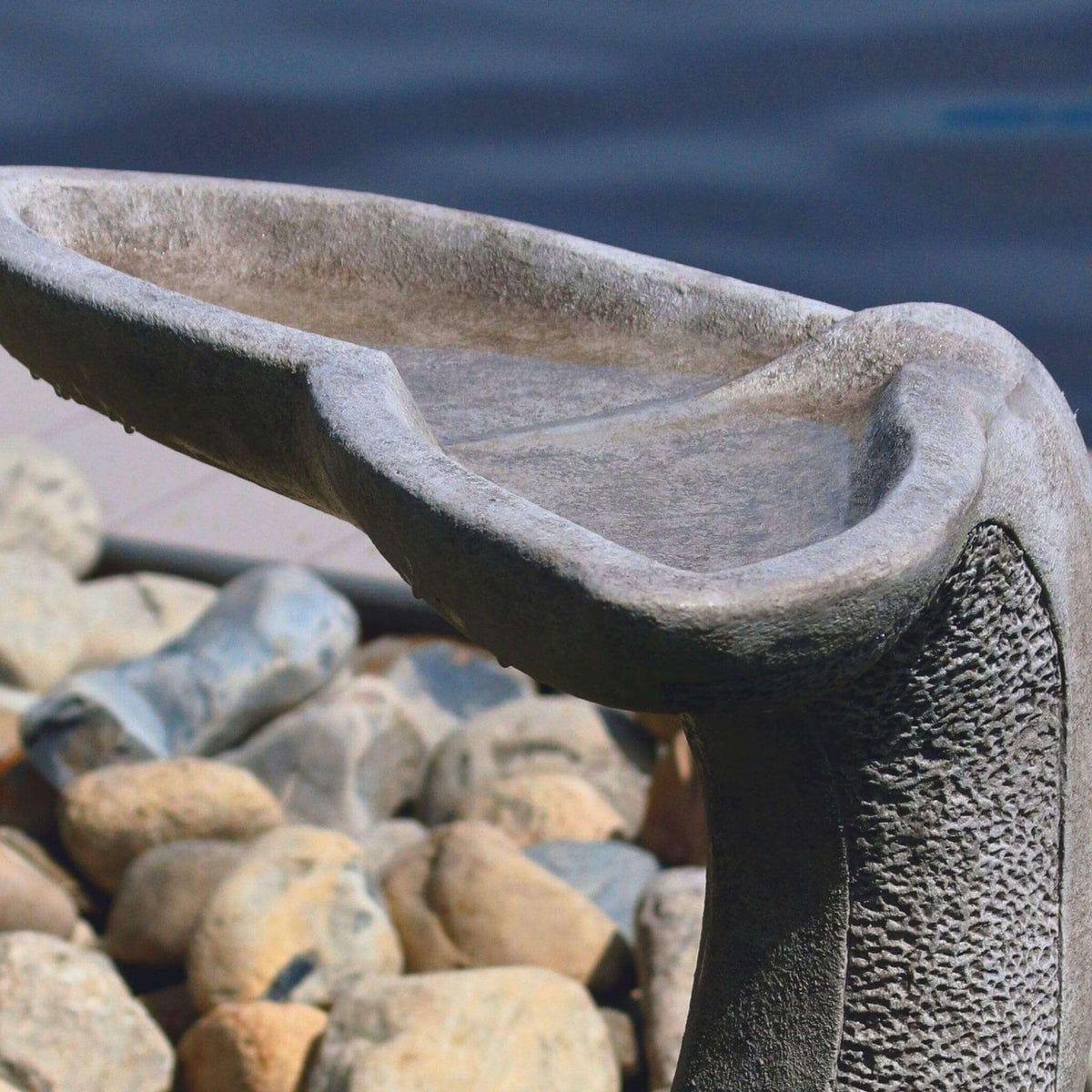 Tales of the Sea Concrete Bird Bath - Massarellis #9745