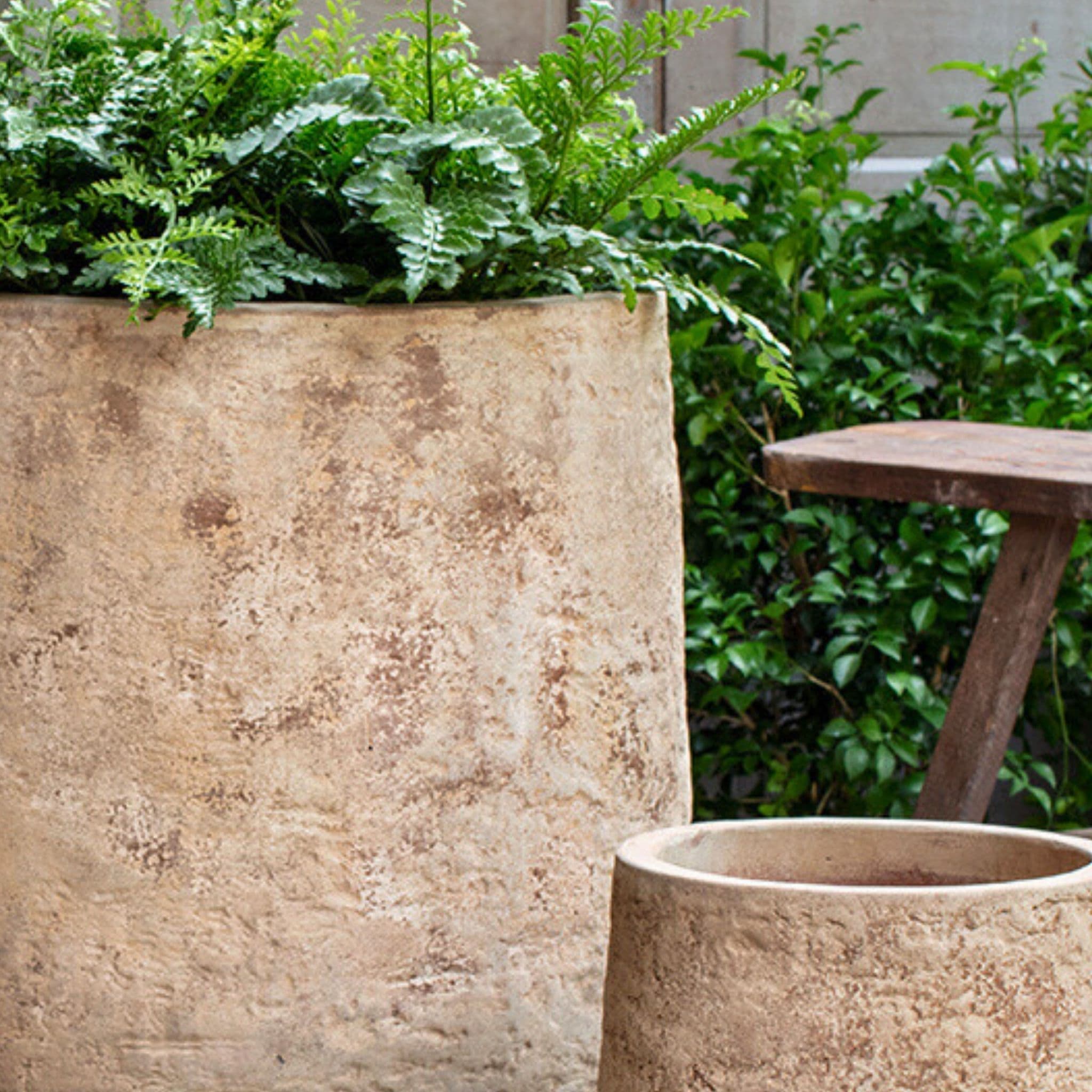 Orto Set of 3 Antico Terra Cotta Planters - Campania #6518