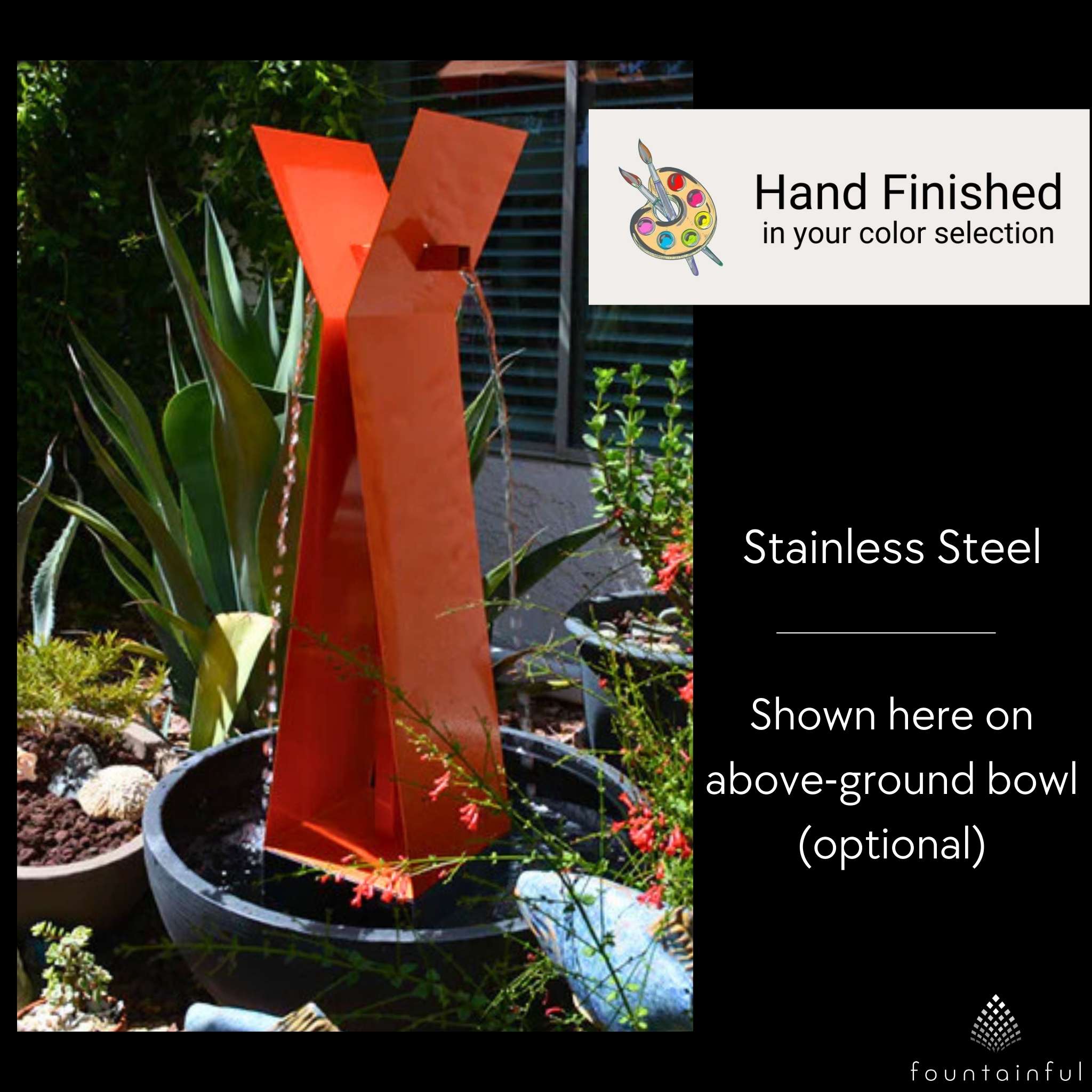 X3-Mini Modern Stainless Steel Fountain