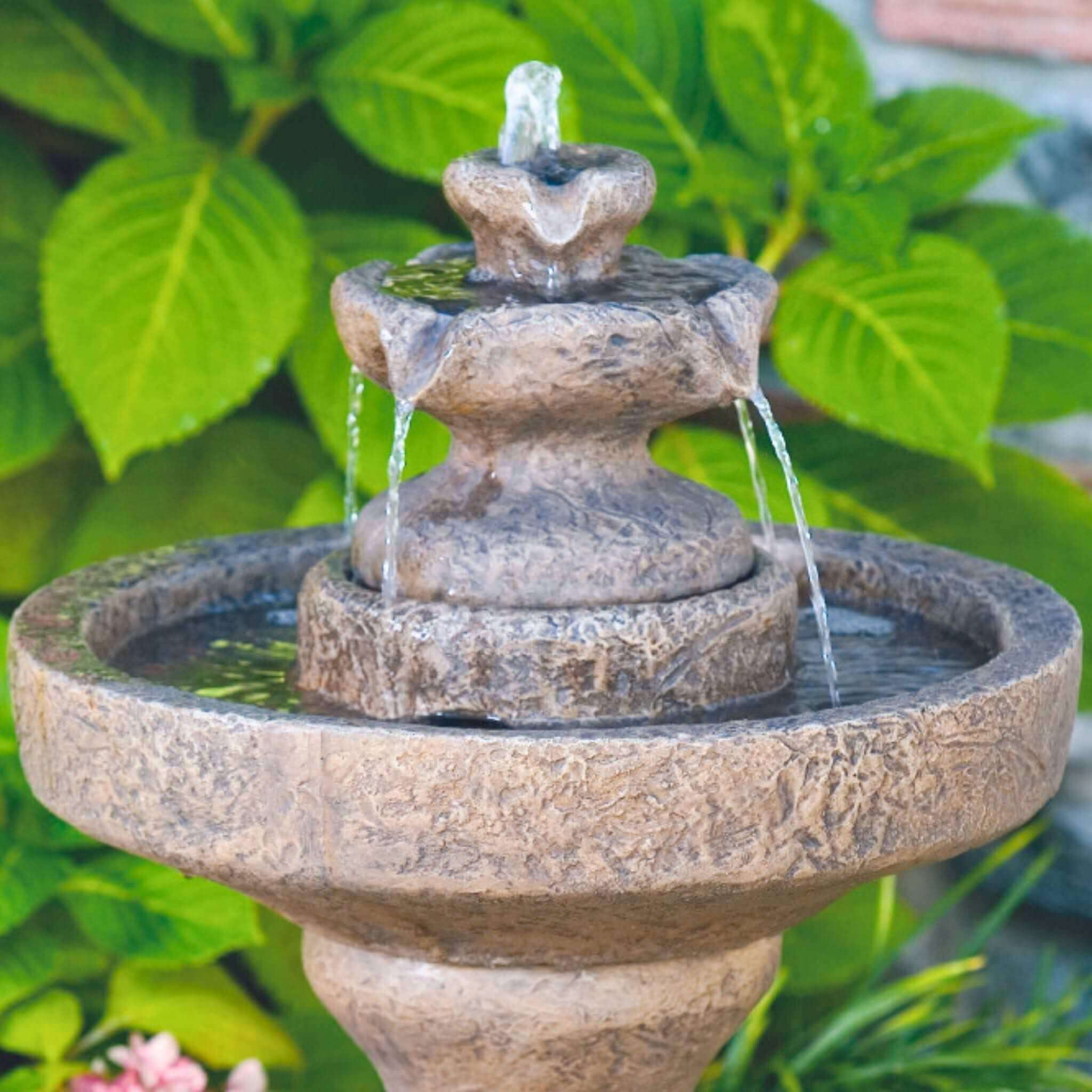 Roundstone Concrete Fountainette - Massarellis #3996