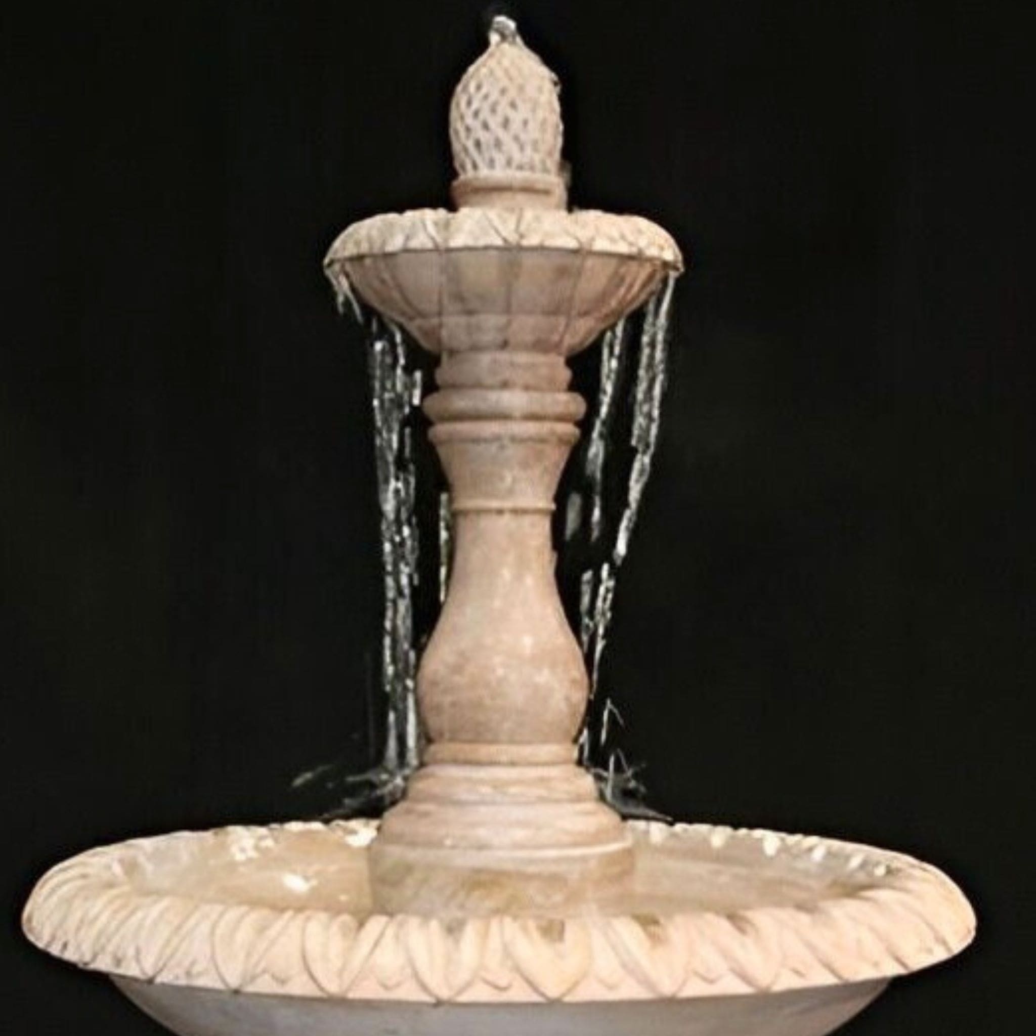 Four Seasons 2-Tier Concrete Fountain - Fiore #2088FS
