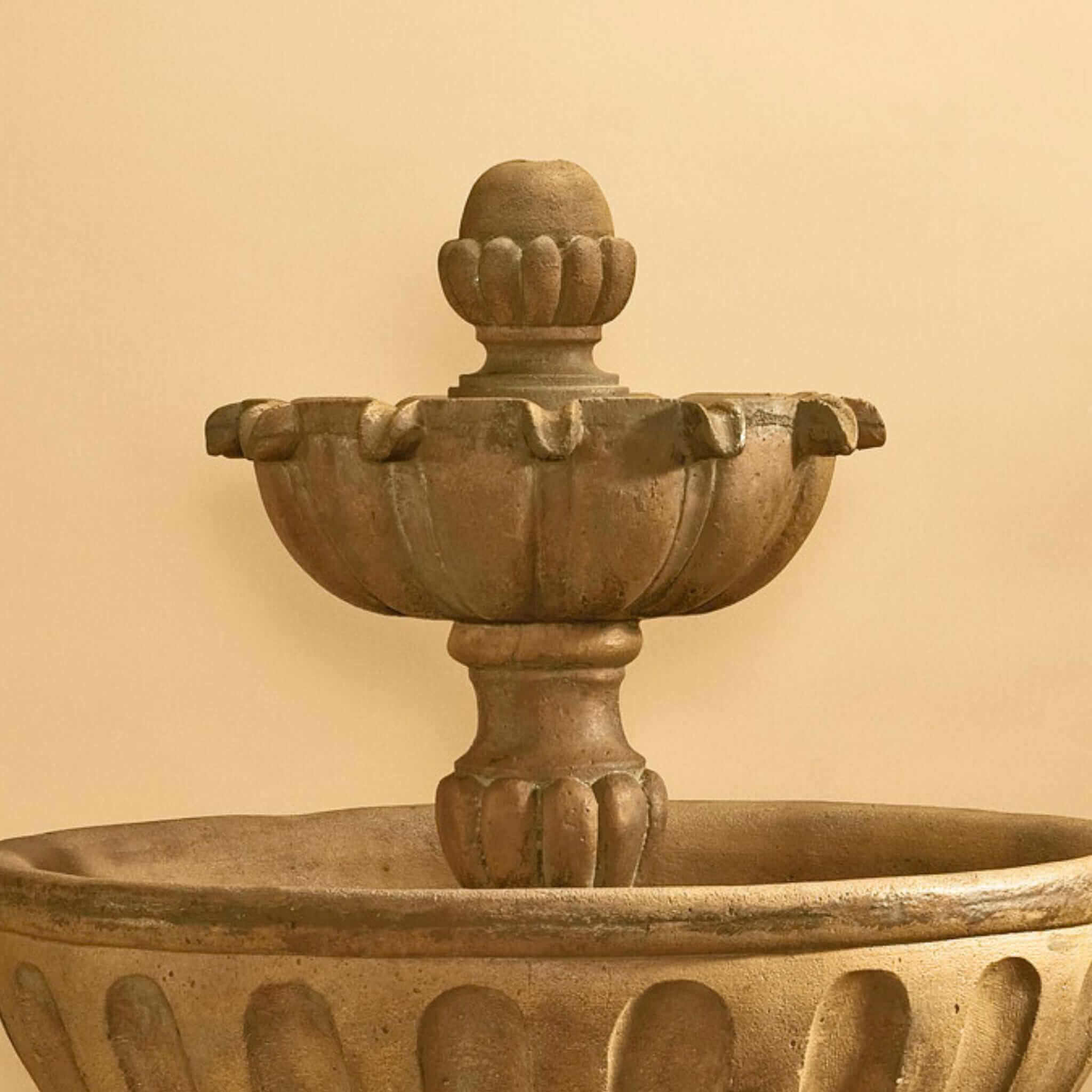 Valeria 2-Tier Concrete Fountain - Giannini #1626