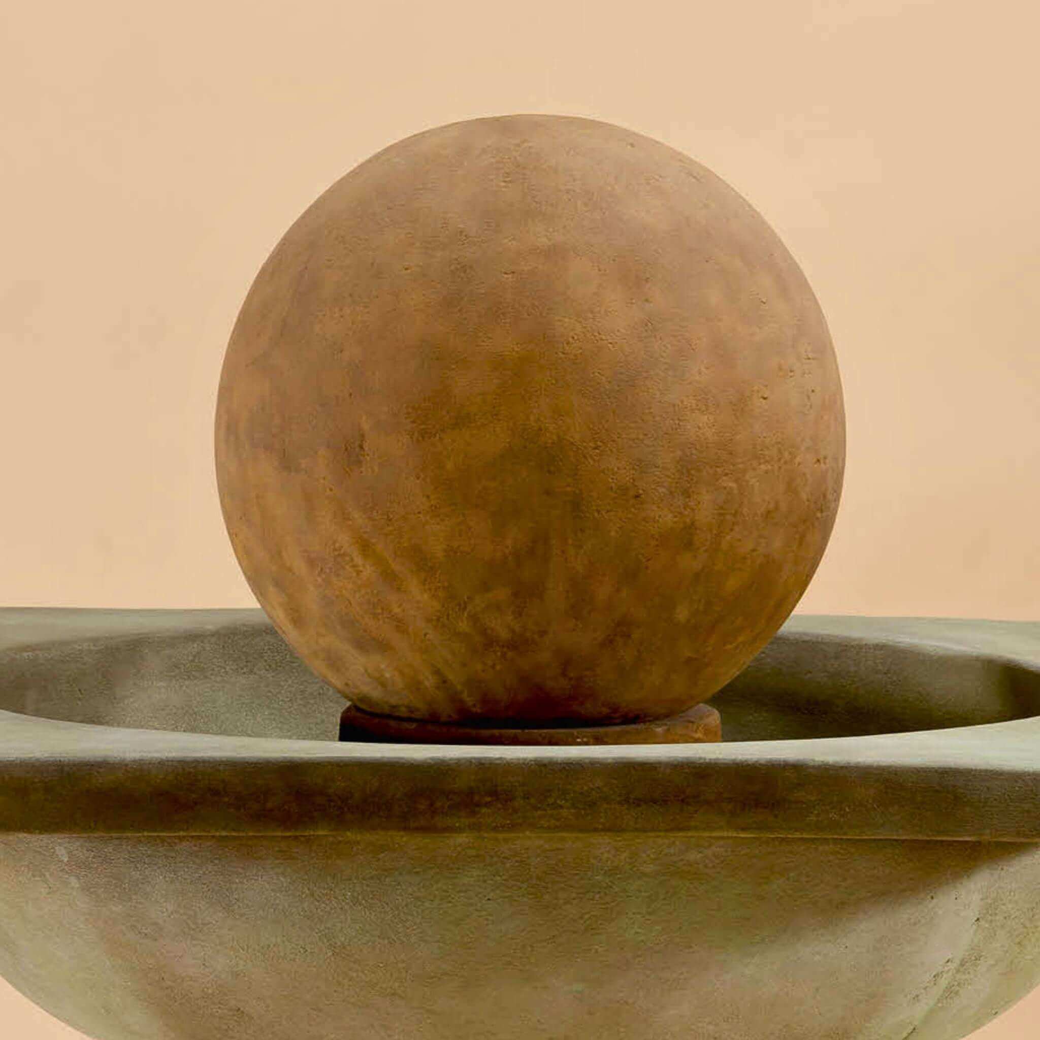Lunara Concrete Sphere Fountain - Giannini #1669