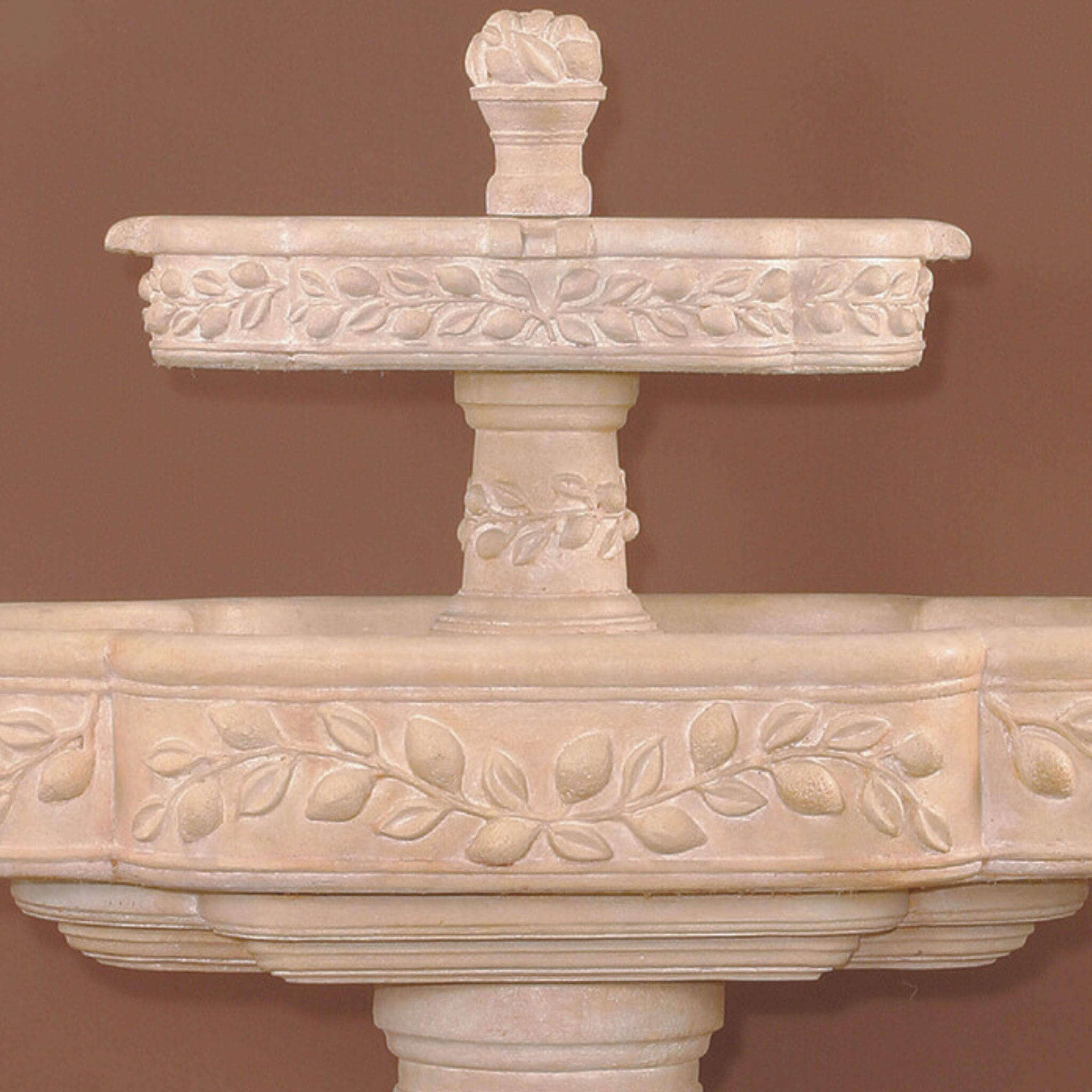 Limoni Romani 2-Tier Concrete Fountain - Giannini #1127