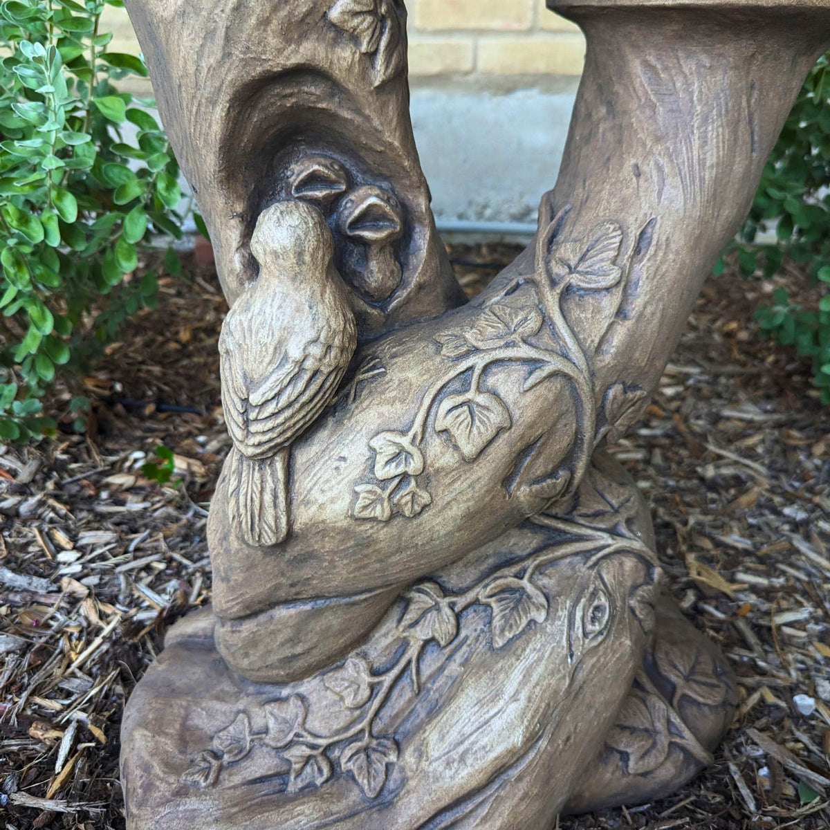 Woodscape "Double" Concrete Bird Bath - Massarellis #9150