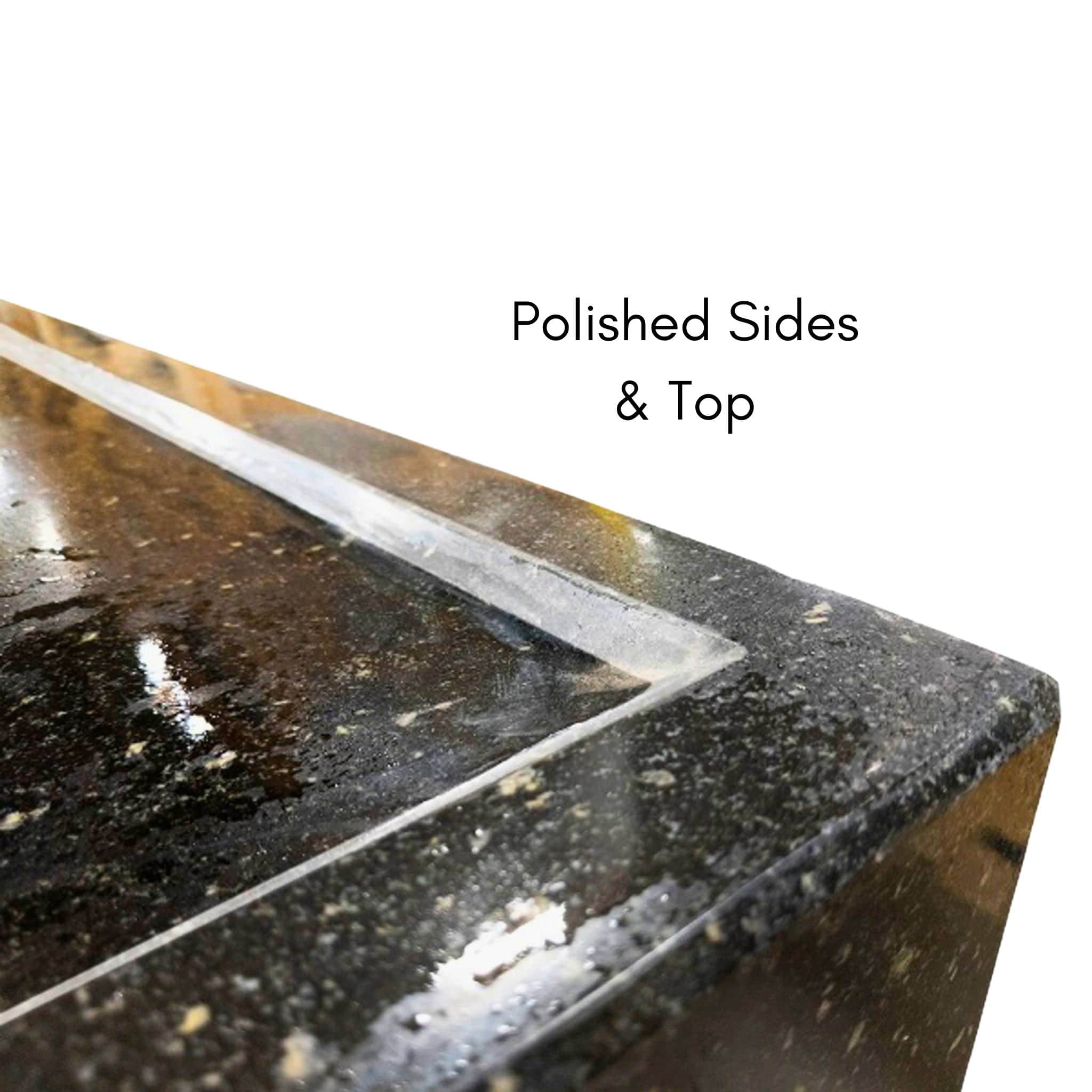 Basalt "Yoshida" Square Fountain & Pooling Block - Complete Kit - Blue Thumb