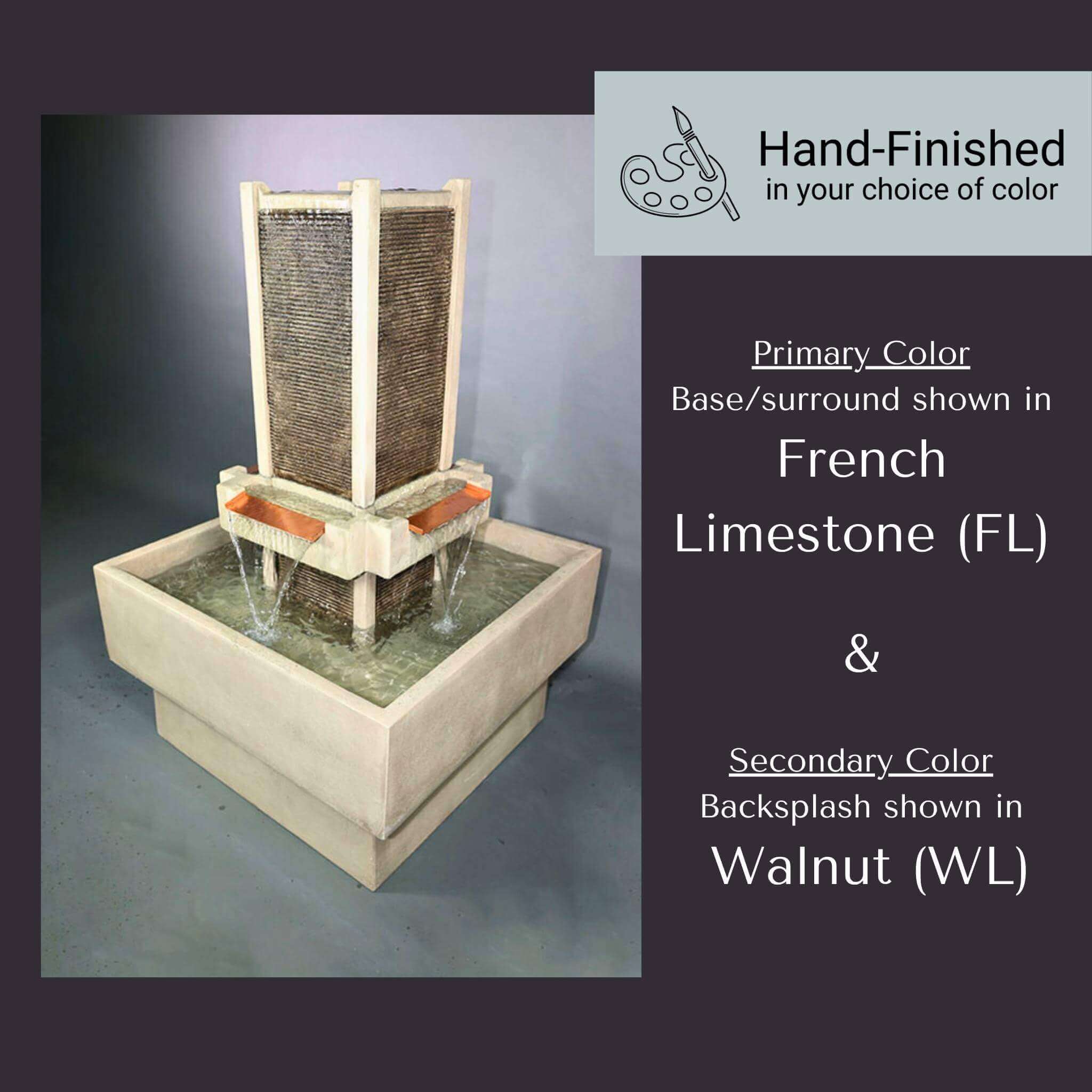 Brentwood Courtyard Concrete Fountain - Giannini #1773