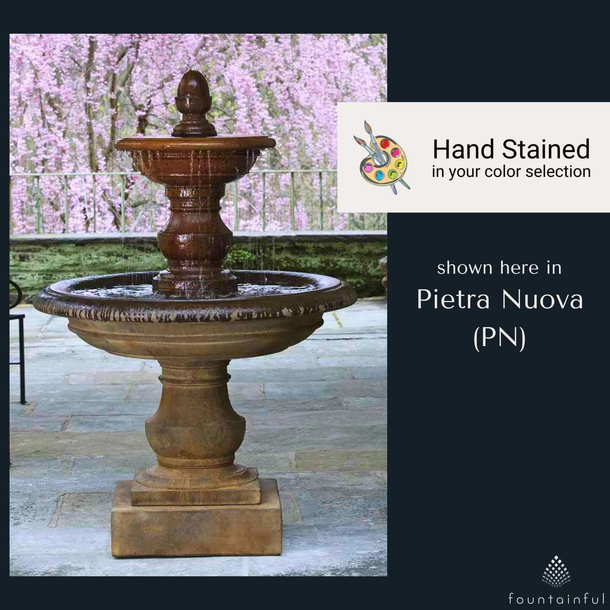 San Pietro 2-Tier Concrete Fountain - Campania #FT17