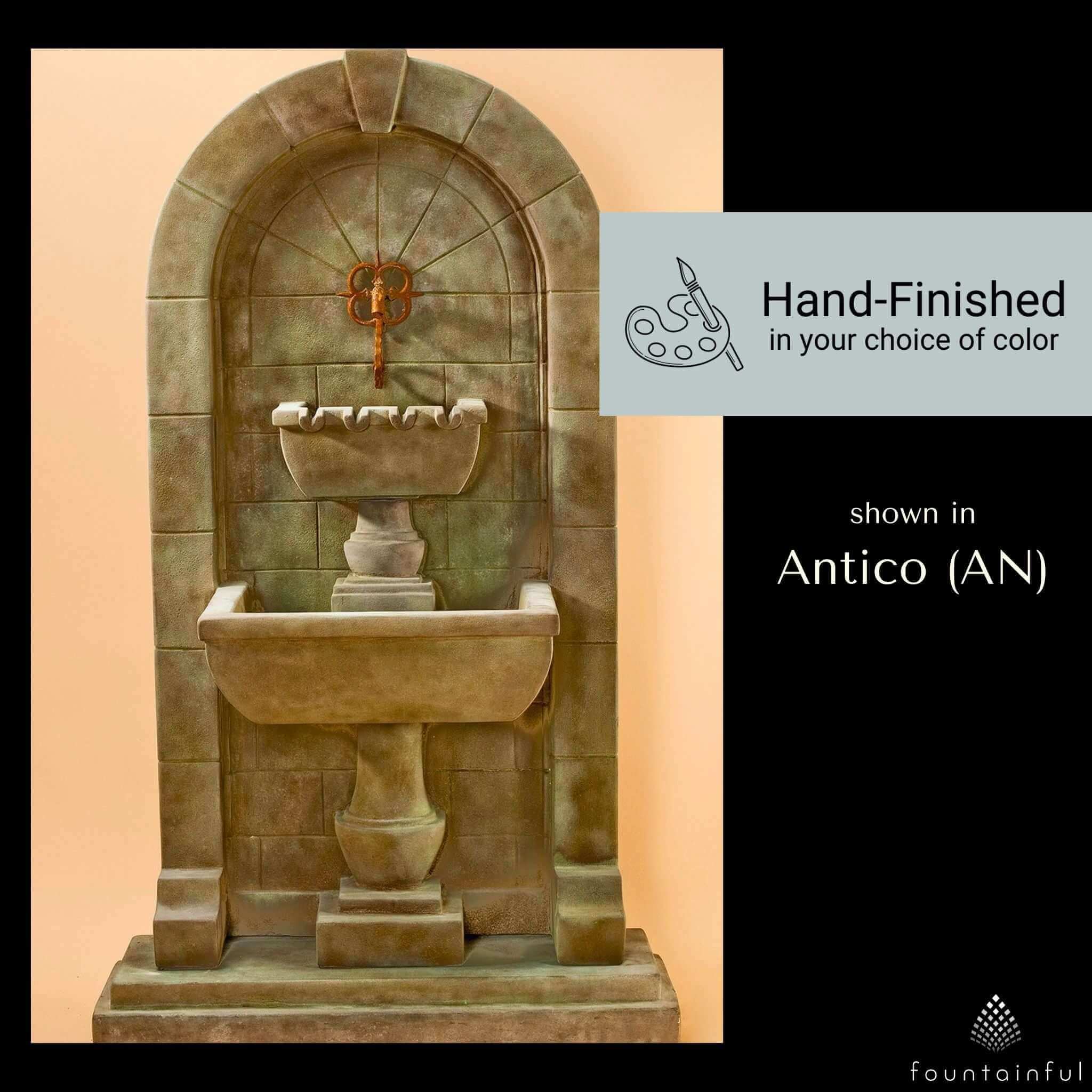 Monterosso Concrete Wall Fountain - Giannini #1620