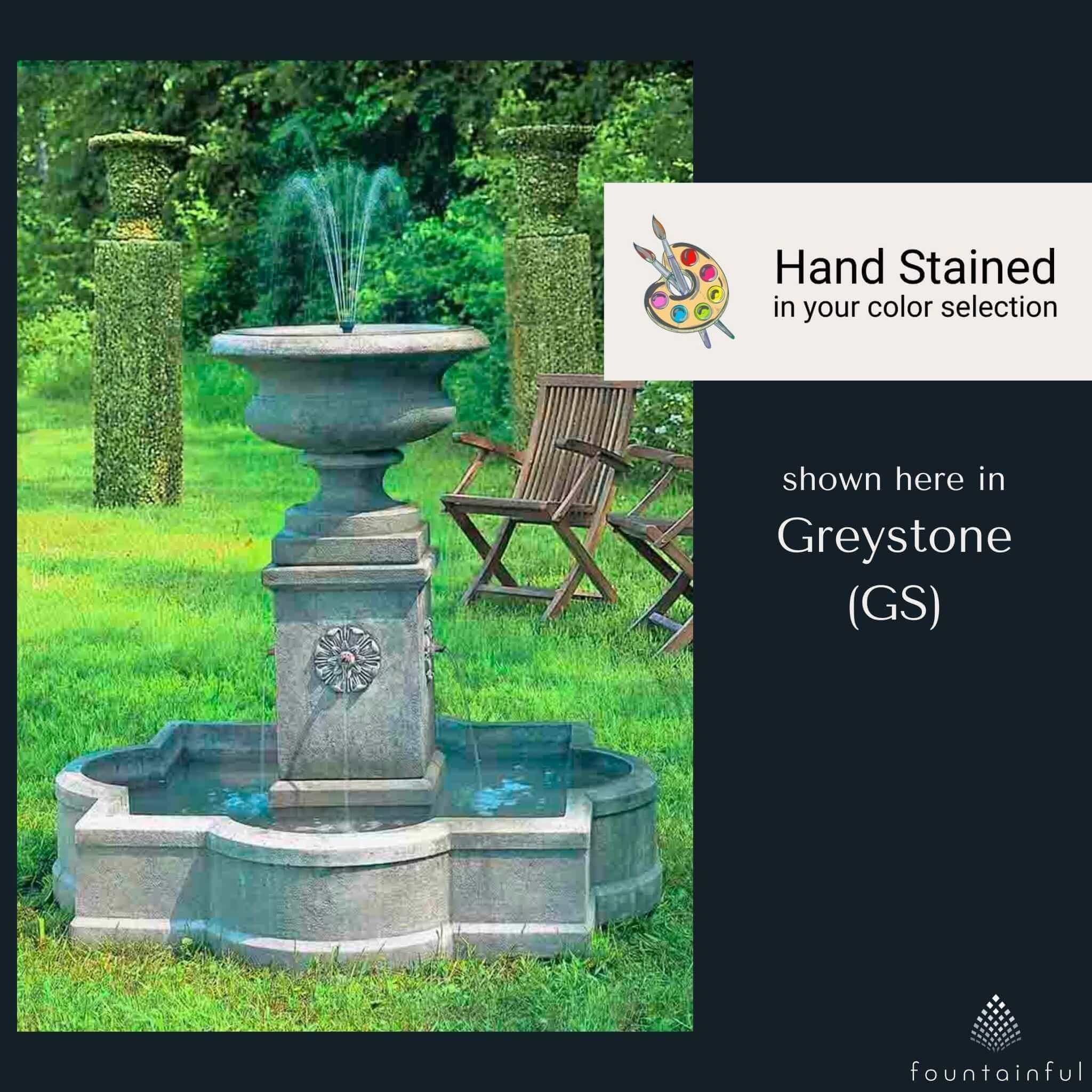 Palazzo Urn Concrete Fountain - Campania #FT30