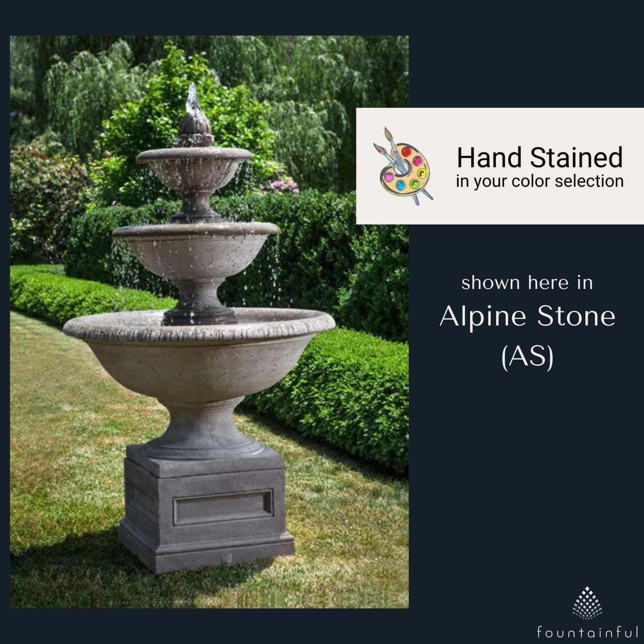 Monteros 3-Tier Concrete Fountain - Campania #FT269