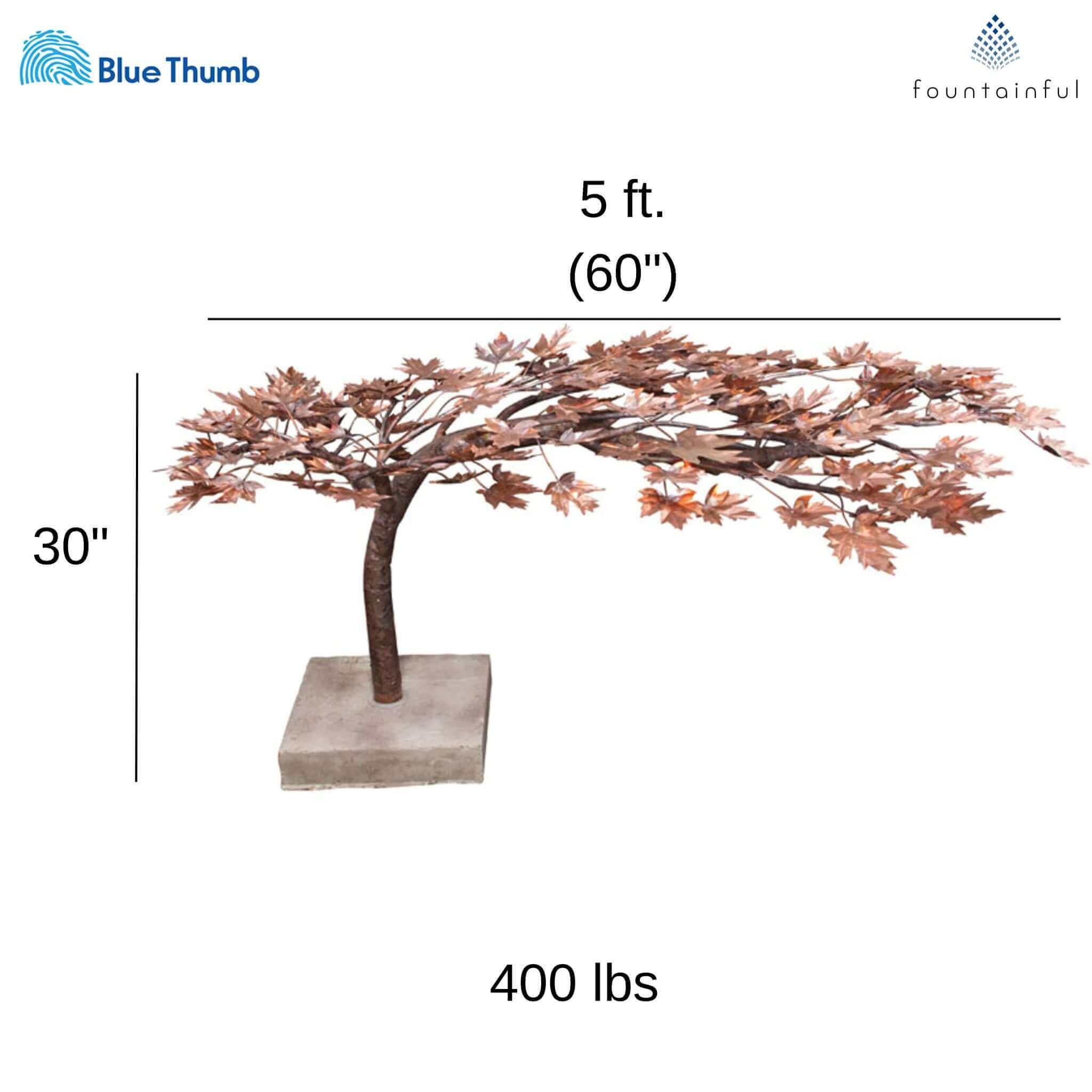 Creeping Japanese Maple Copper Fountain Kit - Blue Thumb