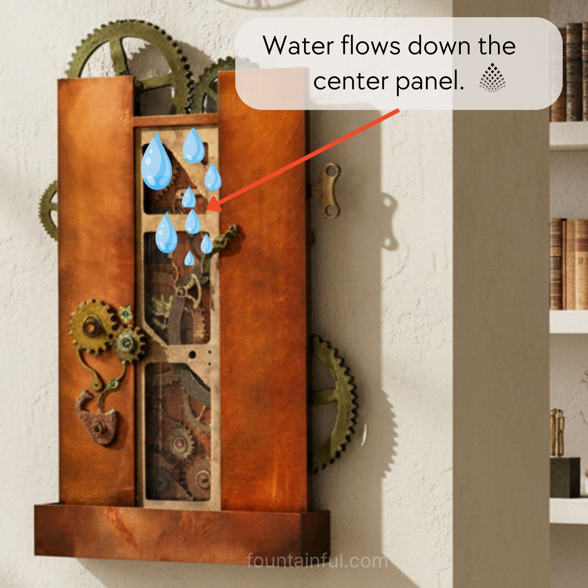 Da Vinci Decoder Sculpture Wall Fountain - CHG