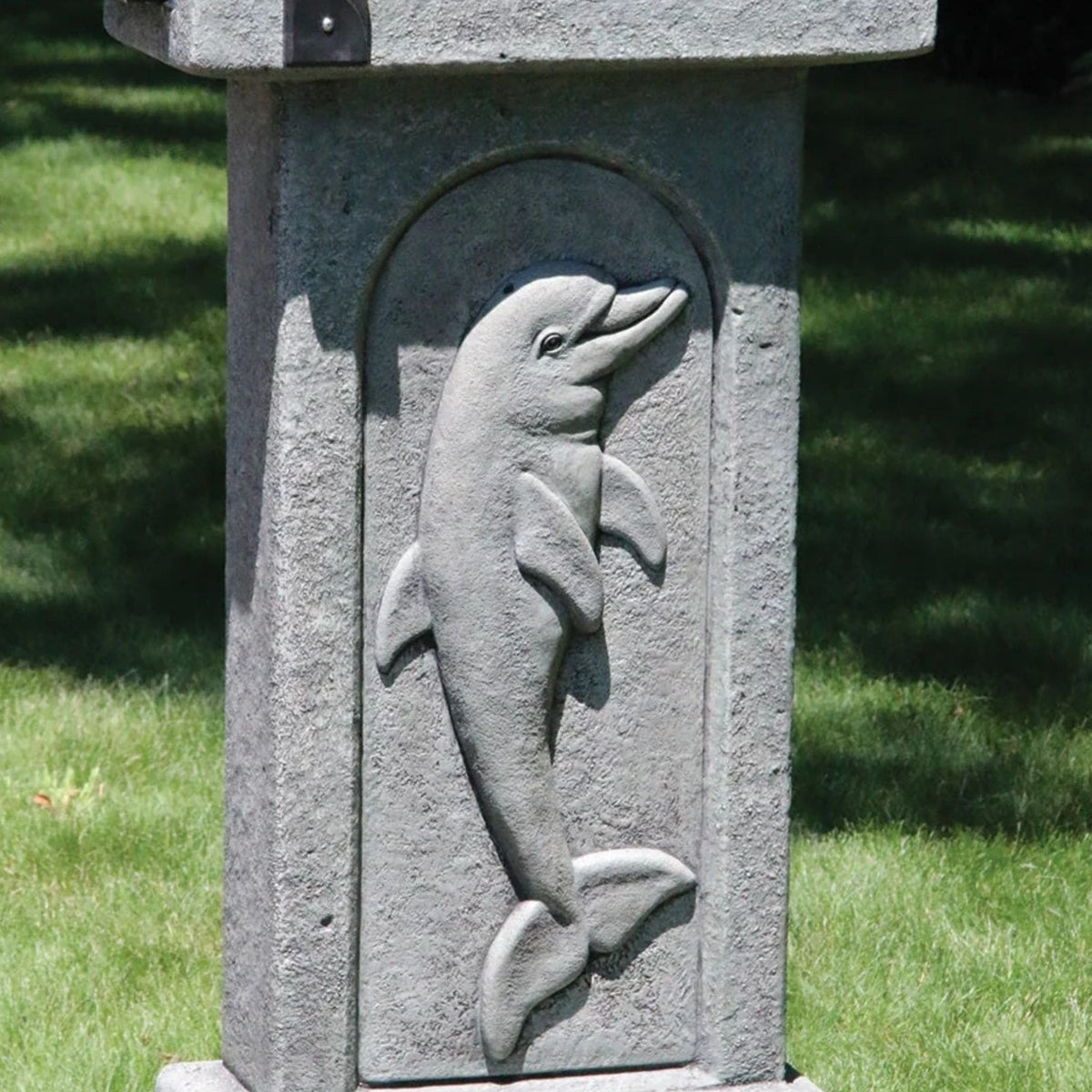 Dolphin Concrete Mailbox - Massarellis #4727