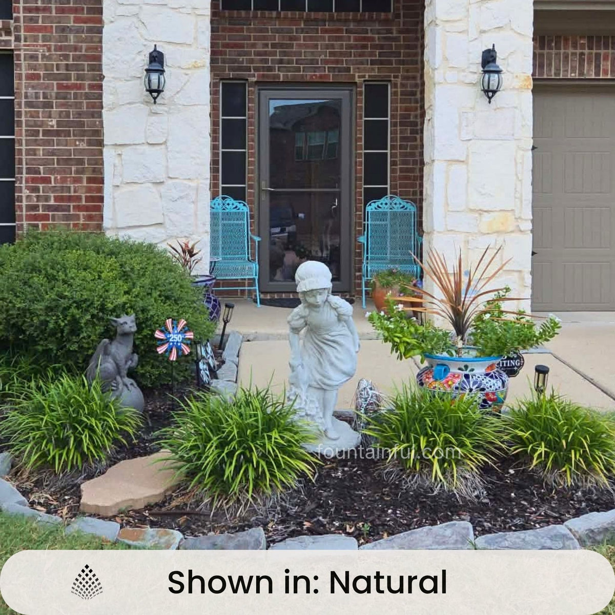 Spring Watering Concrete Garden Statue - Fiore #7031