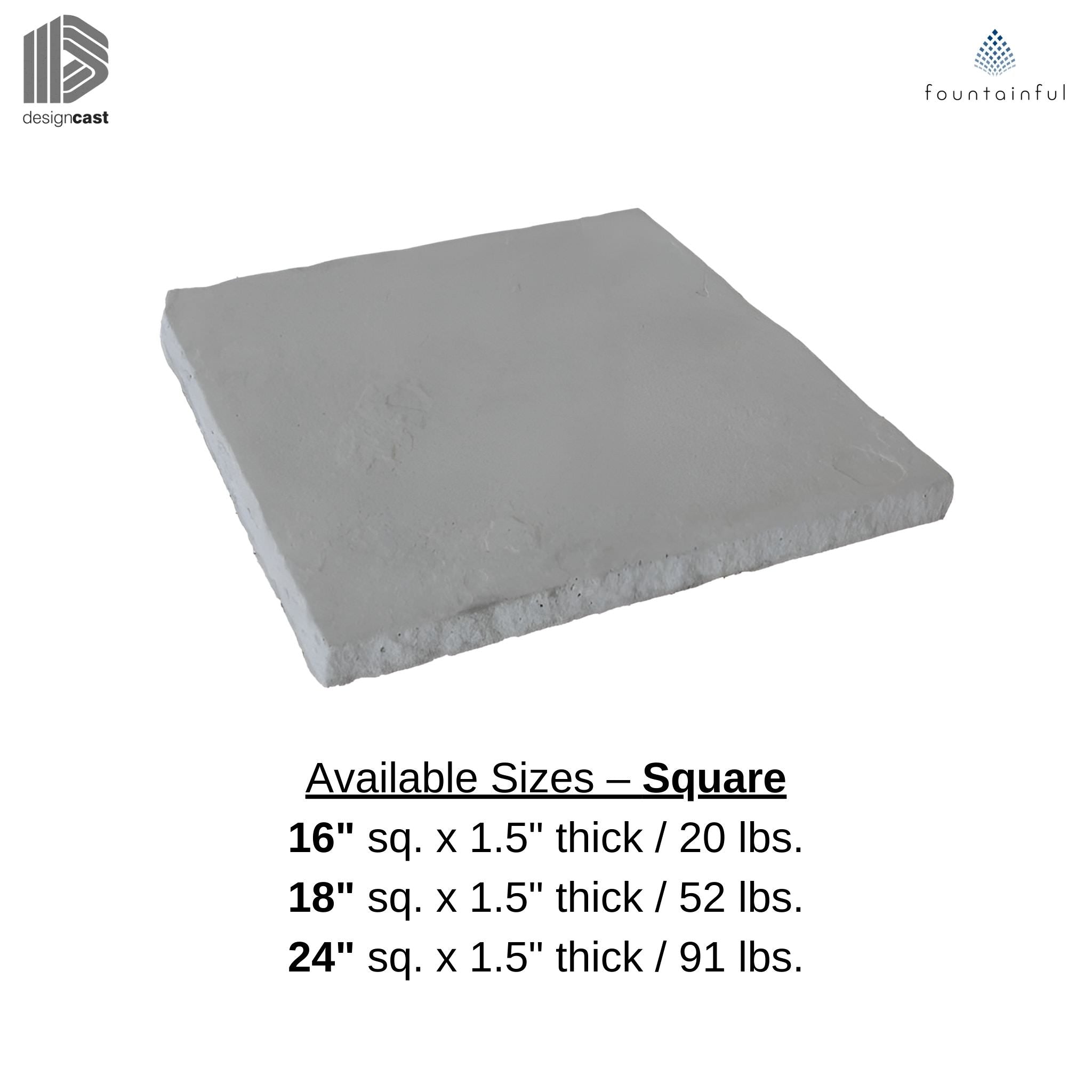 Flagstone Concrete Stepping Stones | 14-stones/Pallet