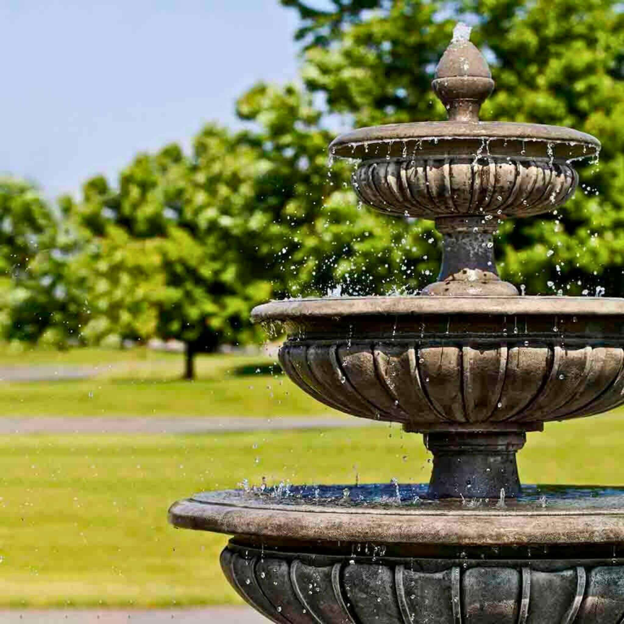 Longvue 3-Tier Concrete Fountain - Campania #FT240