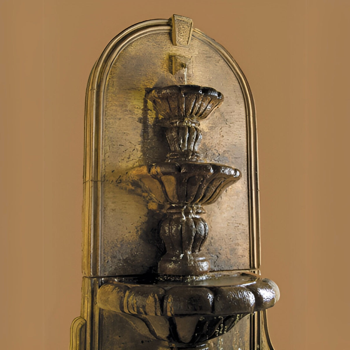 Vizcaya 3-Tier Concrete Wall Fountain - Fiore #2091