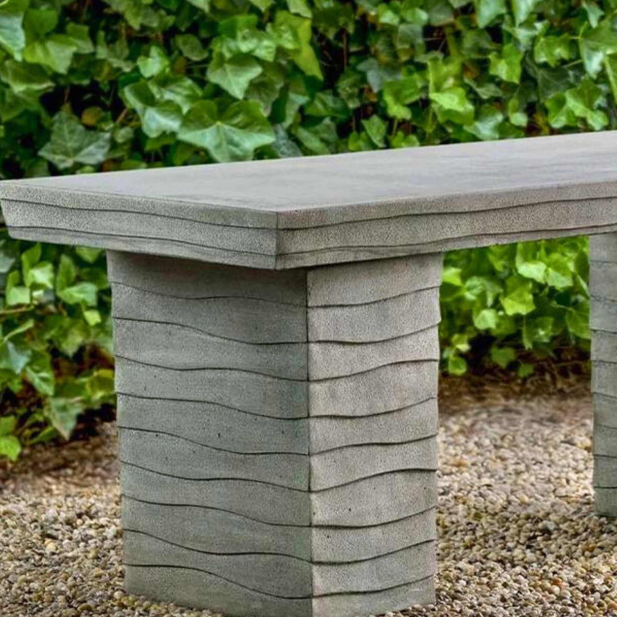 Ipanema Concrete Garden Bench - Campania #BE148