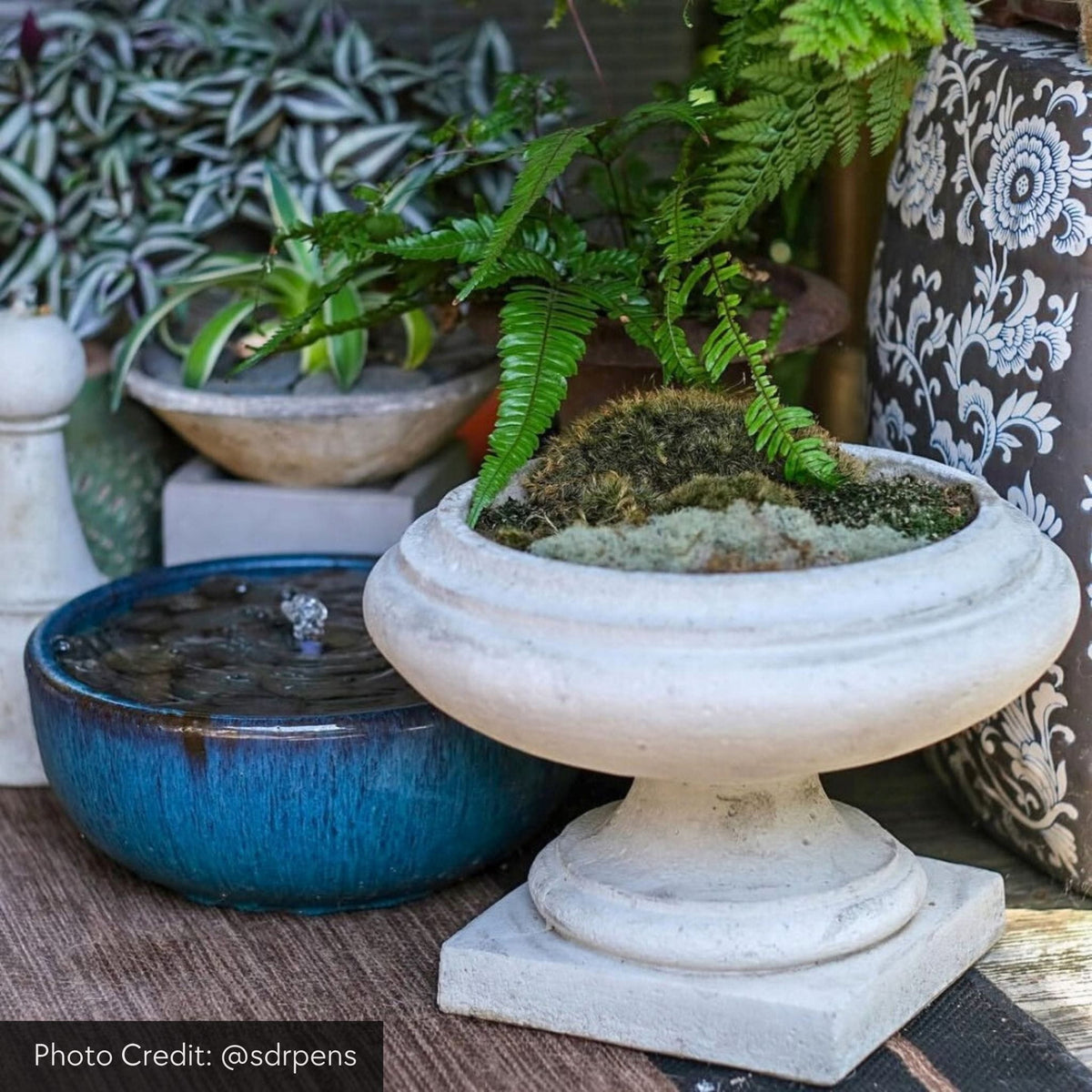 Marella Concrete Urn Planter - Campania #P598