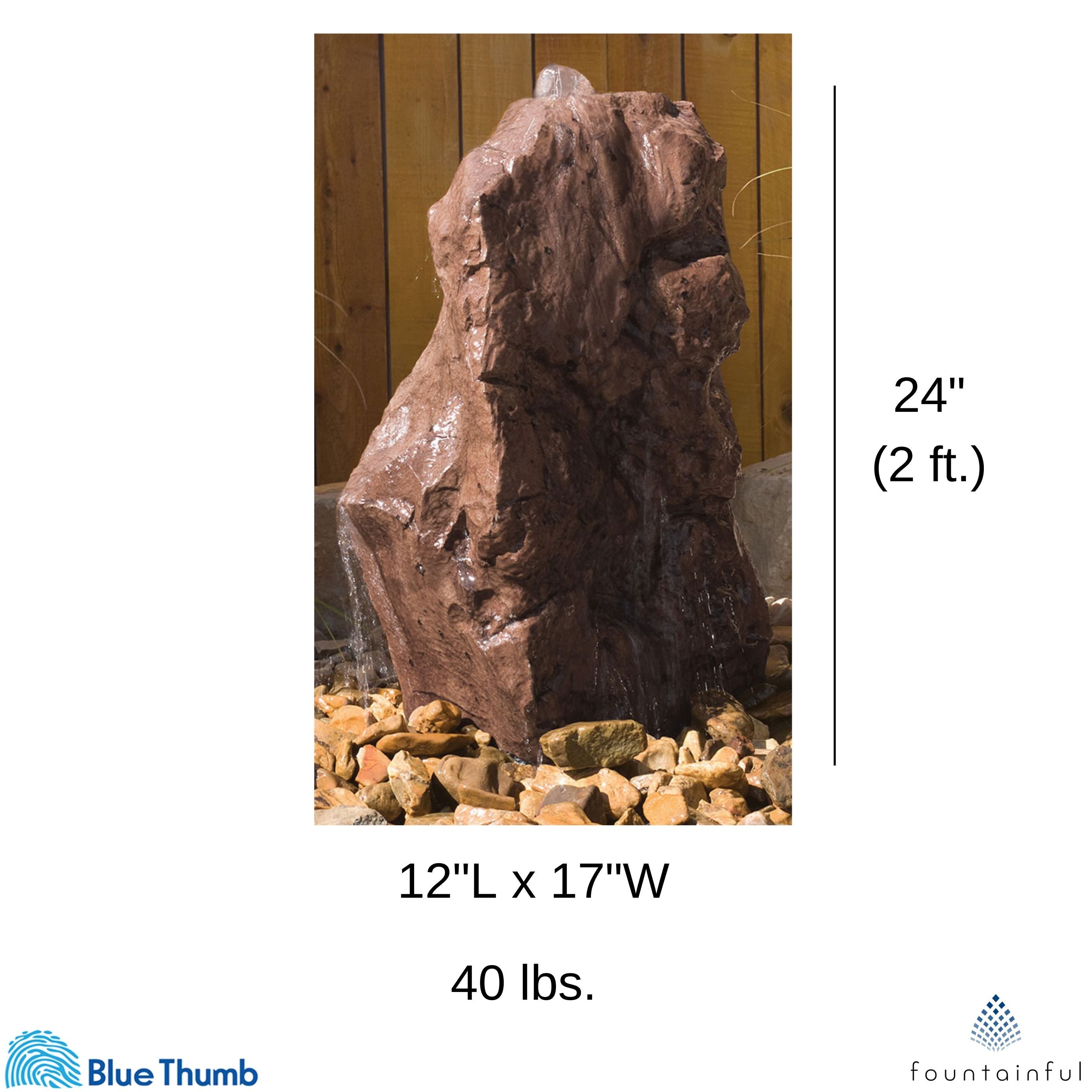 Sonoma GFRC Boulder Fountain - Complete Kit - Blue Thumb