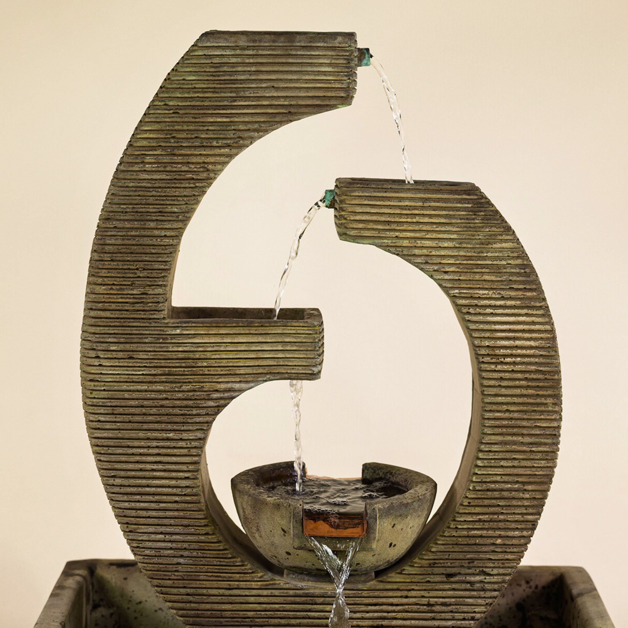 Trinity Falls Concrete Spillway Fountain - Giannini #1834