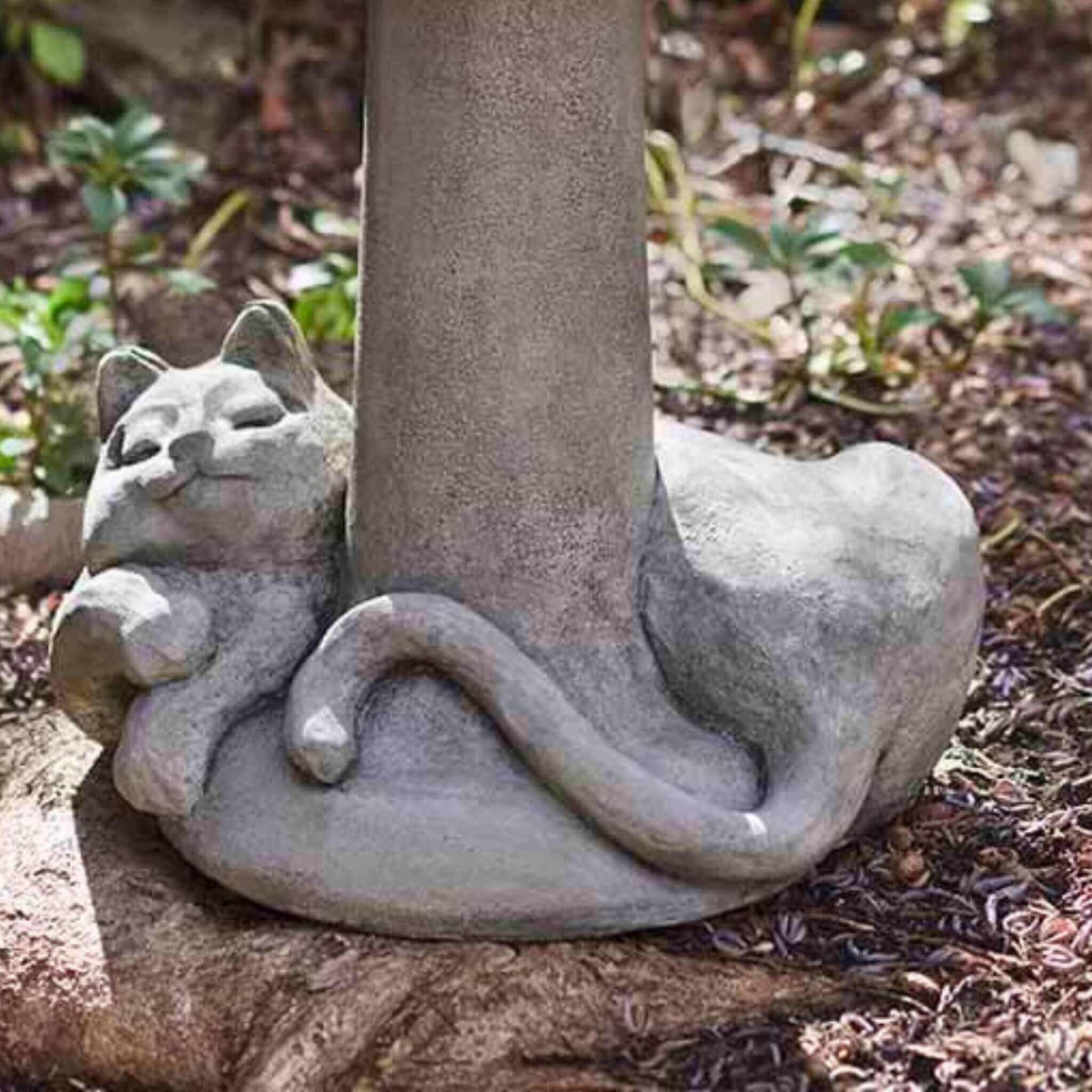 Catnap Concrete Bird Bath - Campania #B127